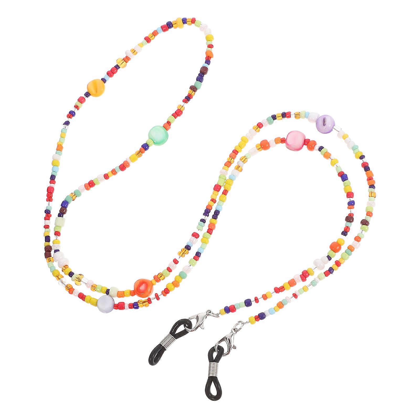 Glasses Straps For Women Daily Use Assorted Color Dyeing Process 1Set