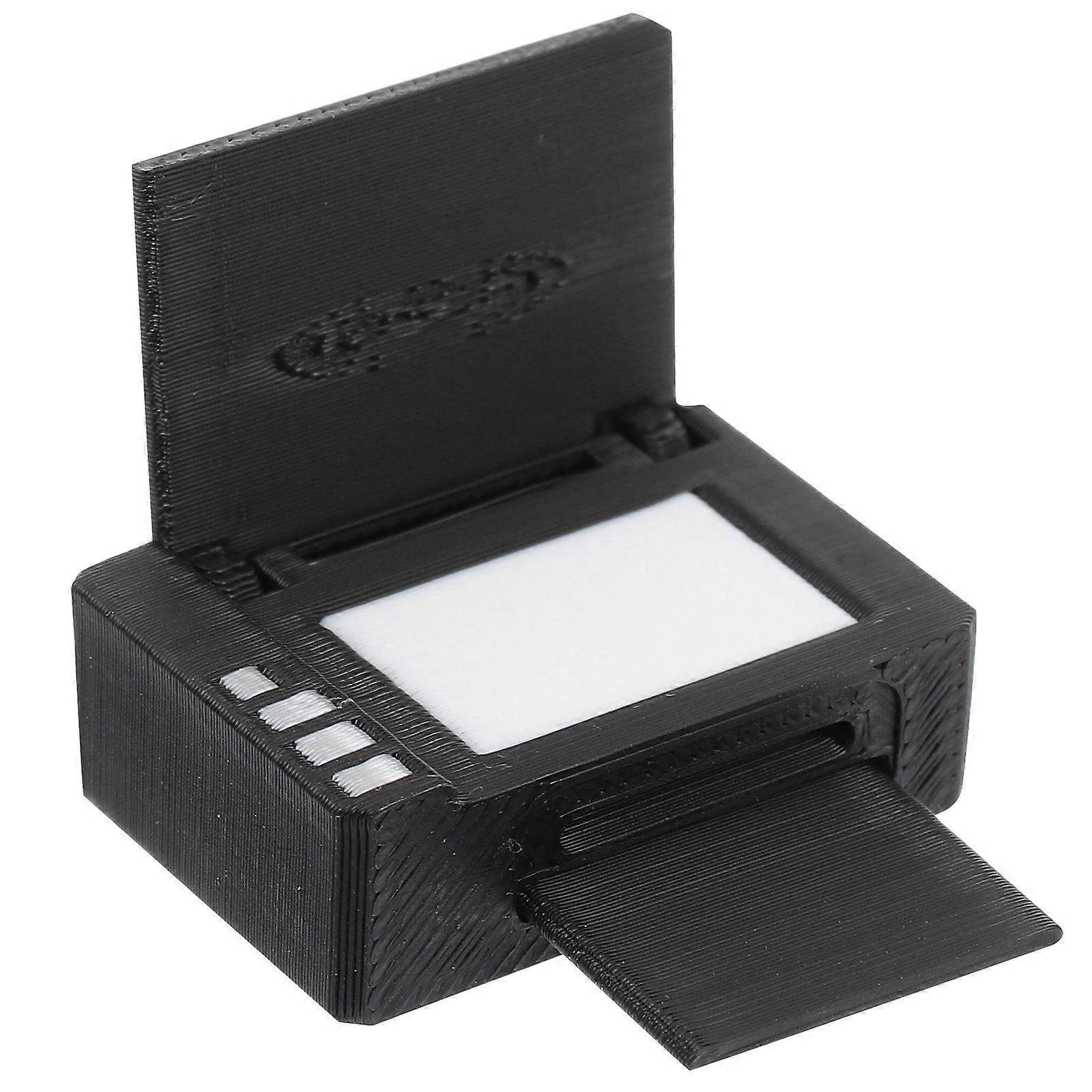 Tiny Work Accessories Miniature Dollhouse Printer Compact Size For Dollhouse Decor Rectangular Shape 3.00X2.00X1.00cm Educational Value 1Pack
