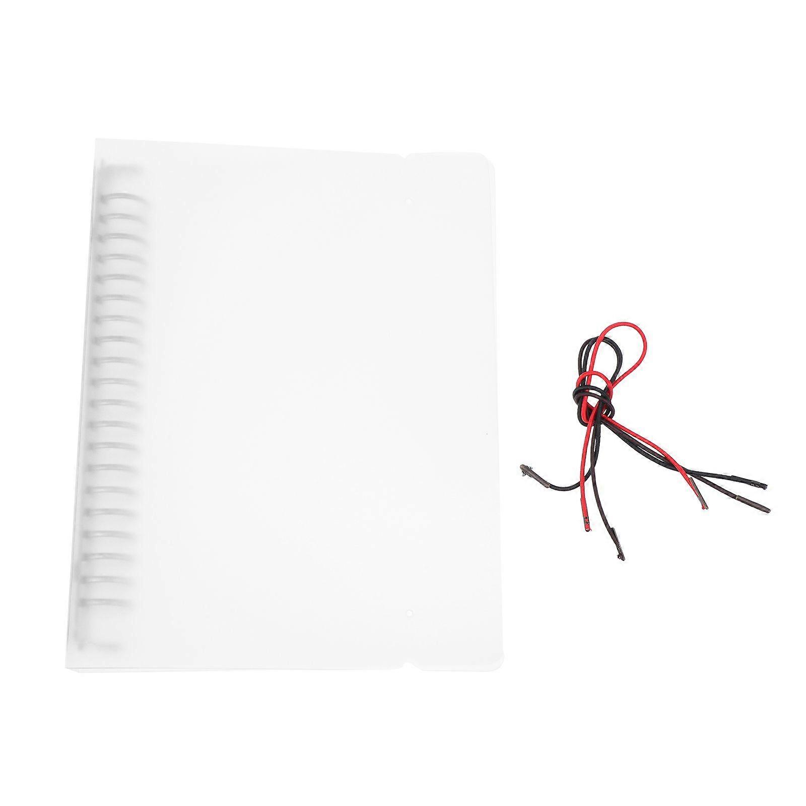 Løst blad Bindemiddel Omslag Påfyllbar Notebook Shell Gjennomskinnelig Planlegger Binder Deksel