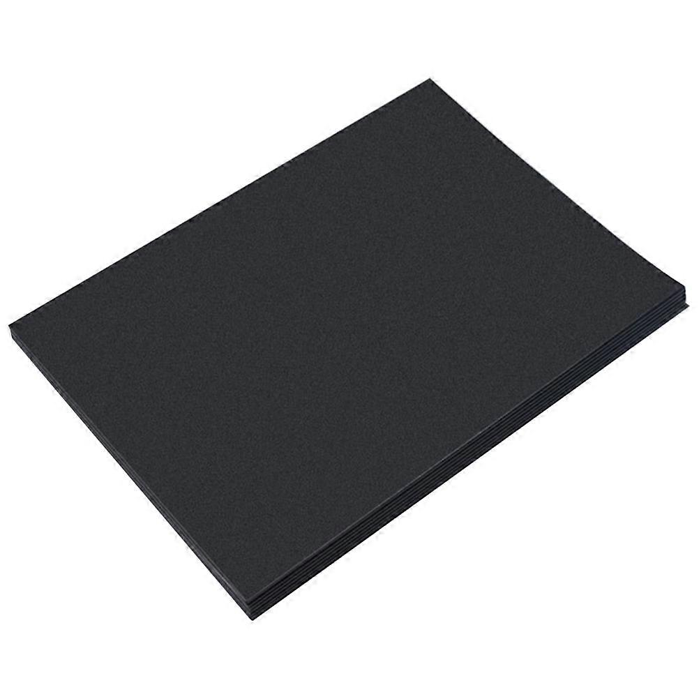 Kraft Paper Sheets DIY Painting Drawing Paper Black A4 Size Rectangular Blank For Business Card Making 100Pcs