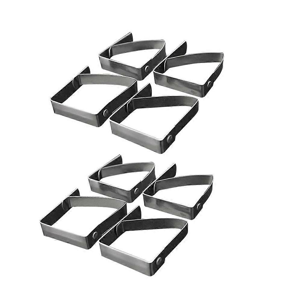Stainless Steel Tablecloth Clips Adjustable Triangle Table Cloth Clips Restaurant Use 8Pack