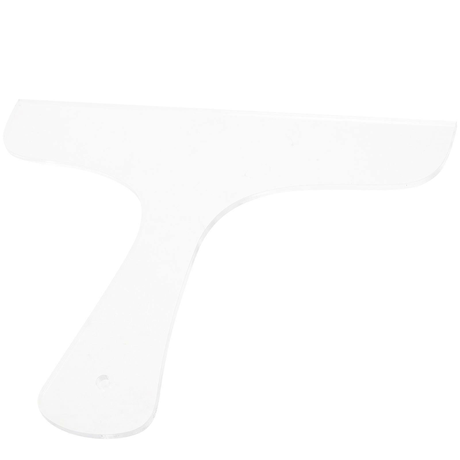 Charcuterie Board Handle Jig Template Woodworking Router Guide Reusable For Cooking 9.8 7.9 0.2in Transparent Cutting Tool 1Pcs