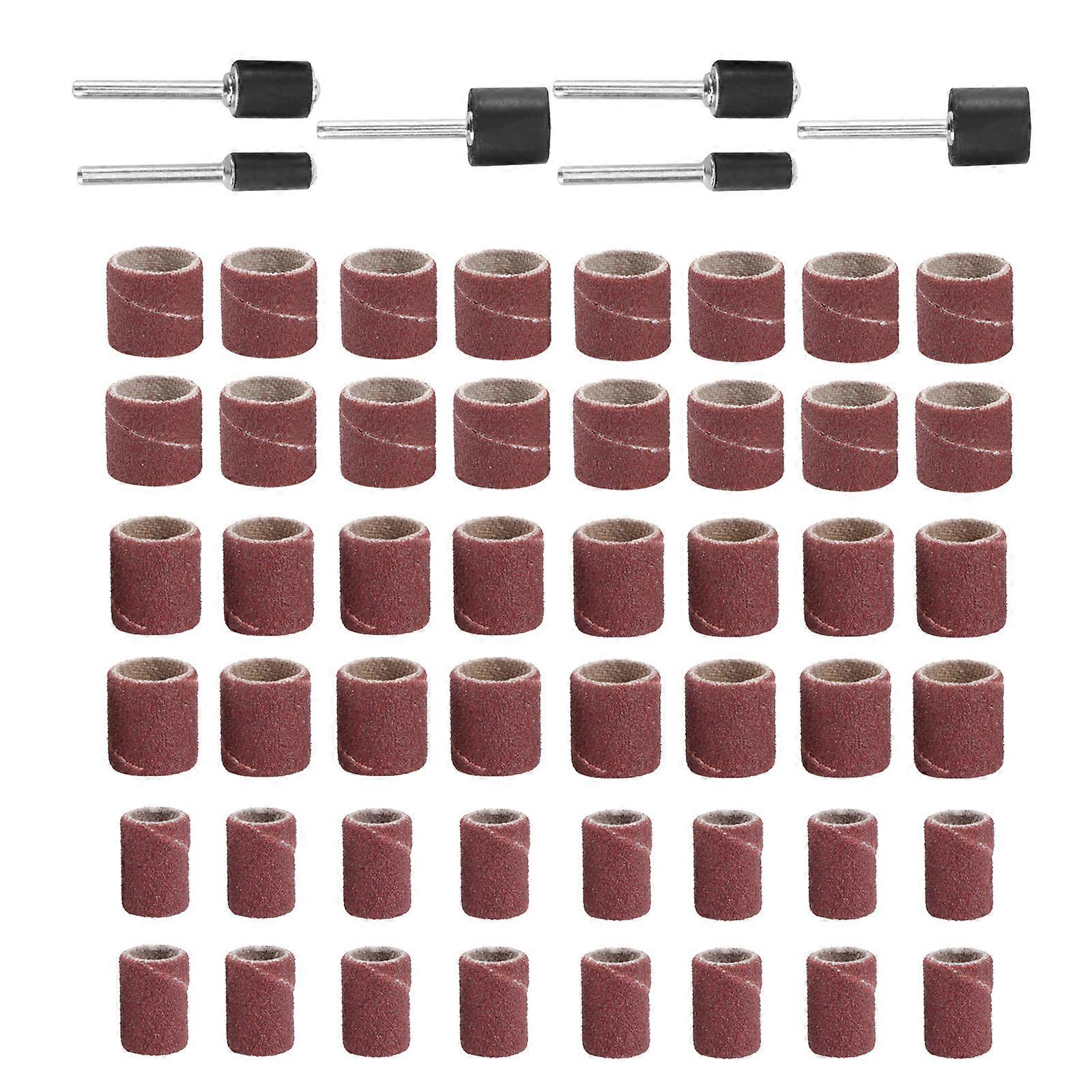 Small Sanding Bands And Drum Mandrels For Grinding And Sanding By Home Users 66Pcs