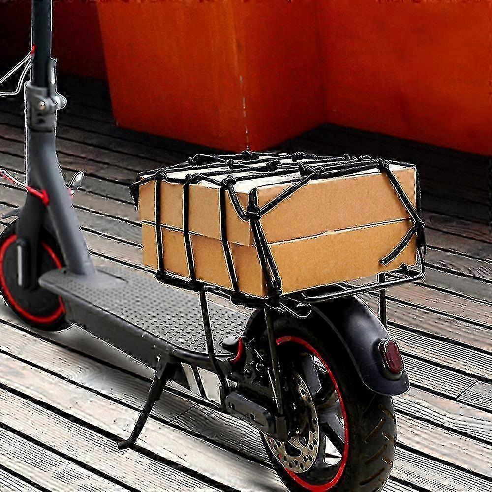 Bungee Cargo Net Pocket Gear Luggage Netting Mesh Pocket Helmet Net Pocket Baggage Elastic Net Bag For Bike Motorcycle Scooter