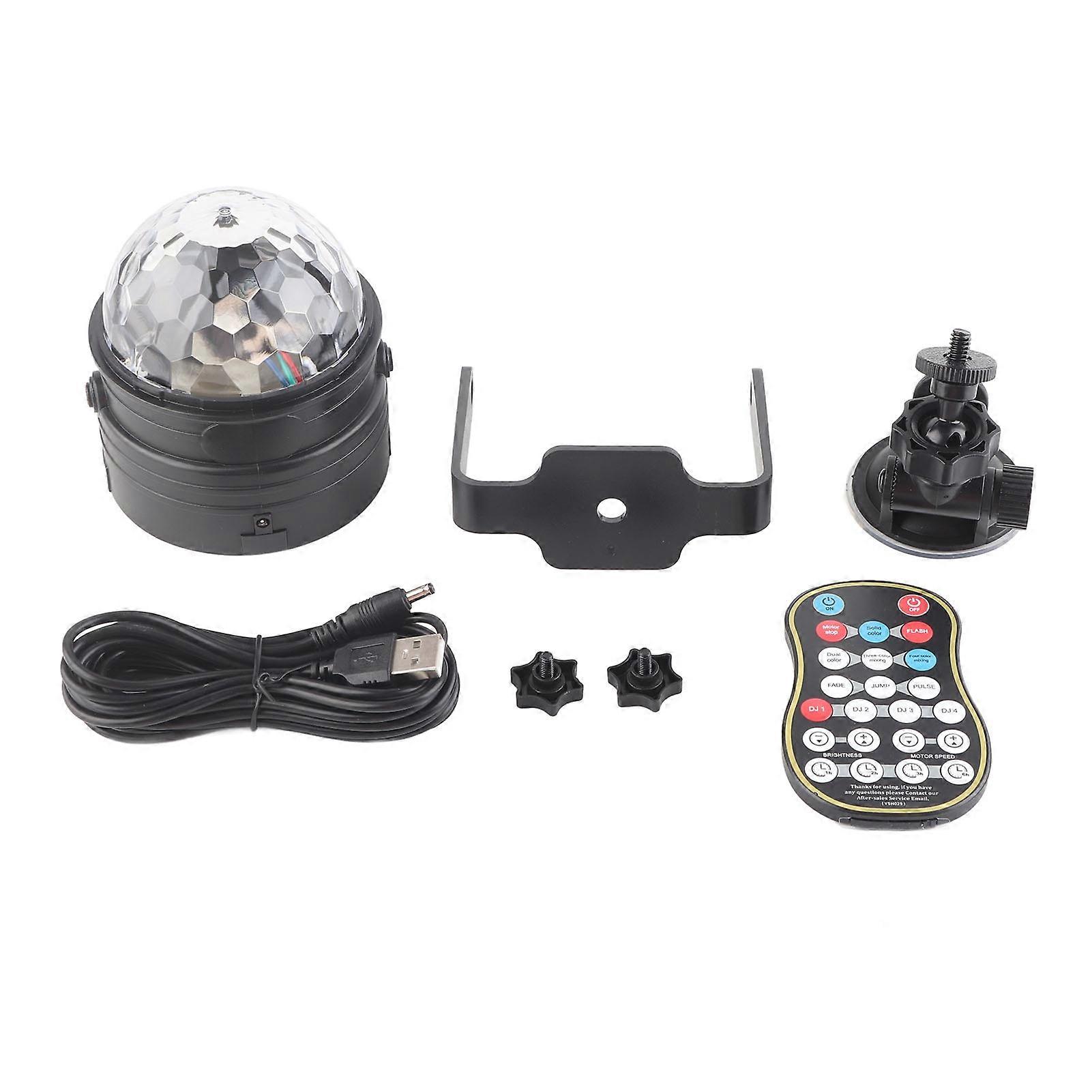 USB Ball Party Lights LED RGB Sound Activated Party Lights with Remote Control for Birthday Xmas