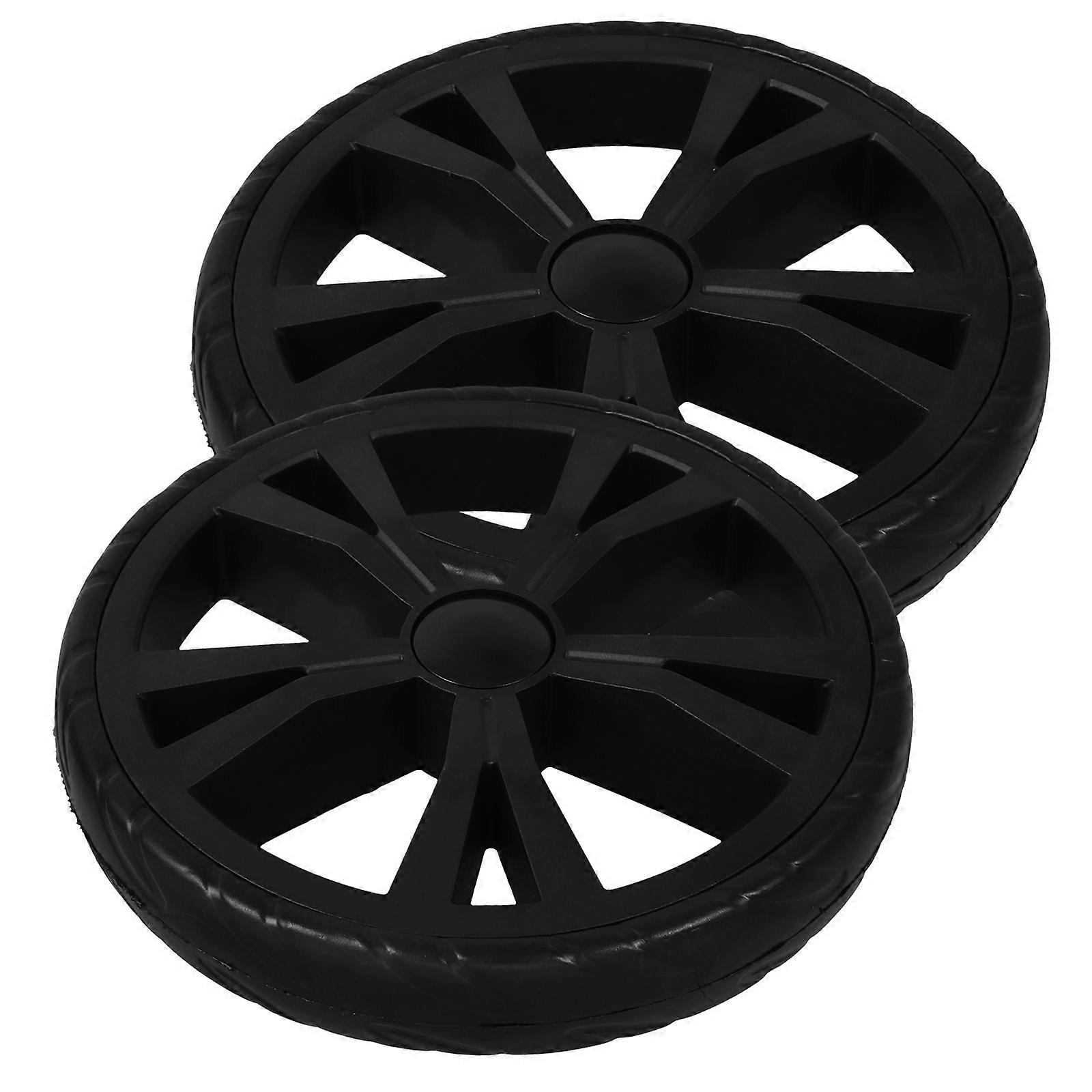 Købmandsvogn på hjul Indkøbsvogn Hjul Trappeklatring 20,00X20,00X3,00CM Sort 2stk