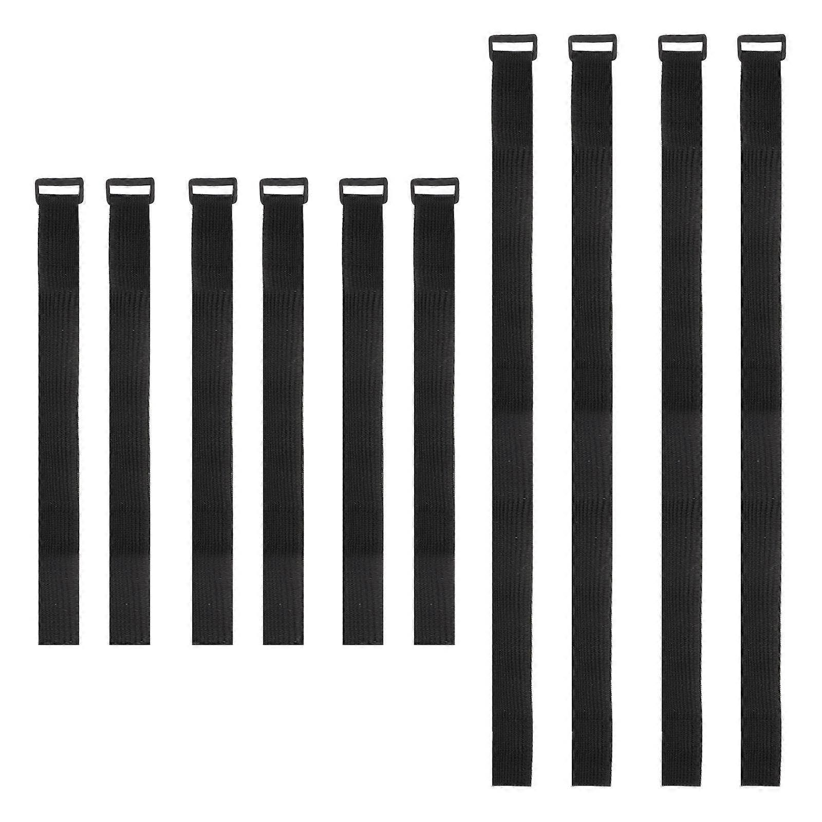 Cord Wire Strap Reusable Fastening Organizer Cables Wires Hook and Loop Fastener 10Pcs