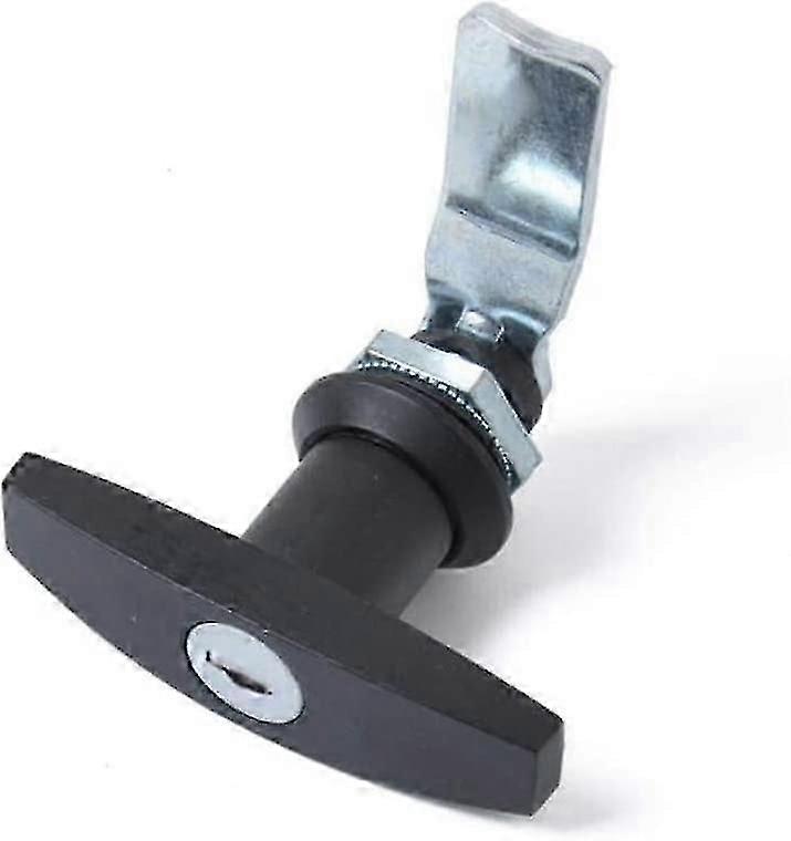 T-handle Lock With Key, Aluminum Alloy Trailer Door Latch T-handle Lock Universal