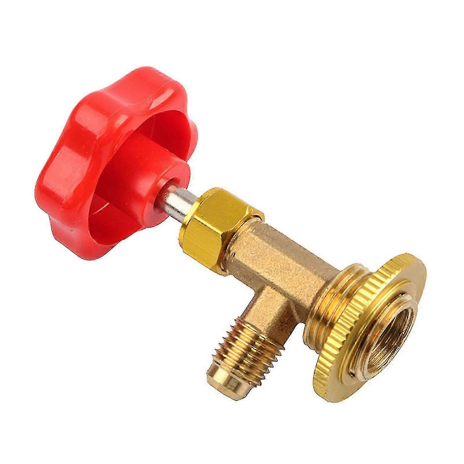 Piercing Valve for Refrigerant Can Car Air Conditioning Charge Valve Household Air Conditioner Refrigerator Open Valve for R12/ R22/ R410/ R600a (11mm