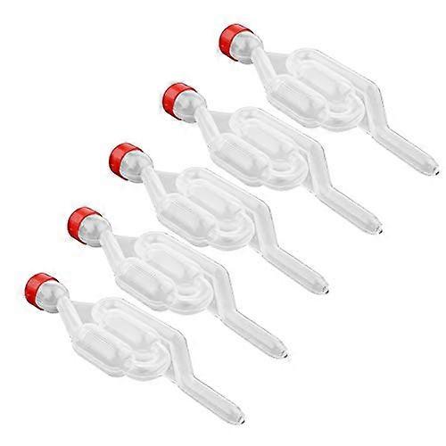 Fermentation Tube Set with Rubber Stoppers and Airlocks, Pack of 5