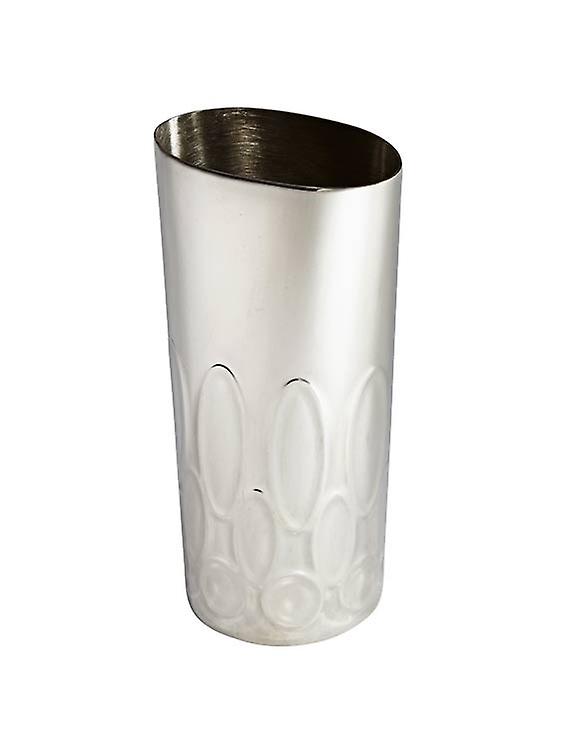 Small Pewter Elipse Vase - CF03