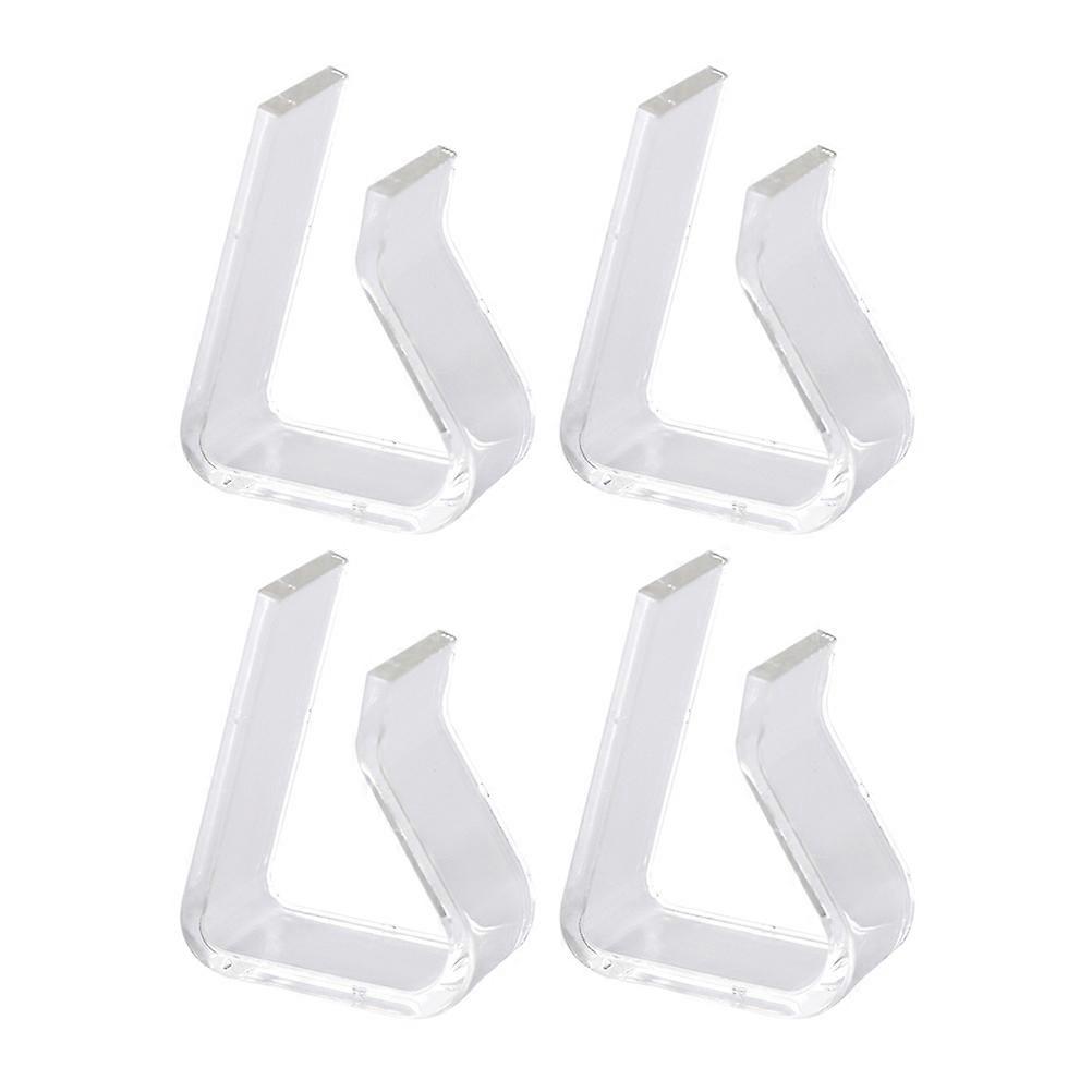 Tablecloth Pendant Clips Dining Tablecloth Clip Transparent 4.8x3.8cm Fix Tablecloth