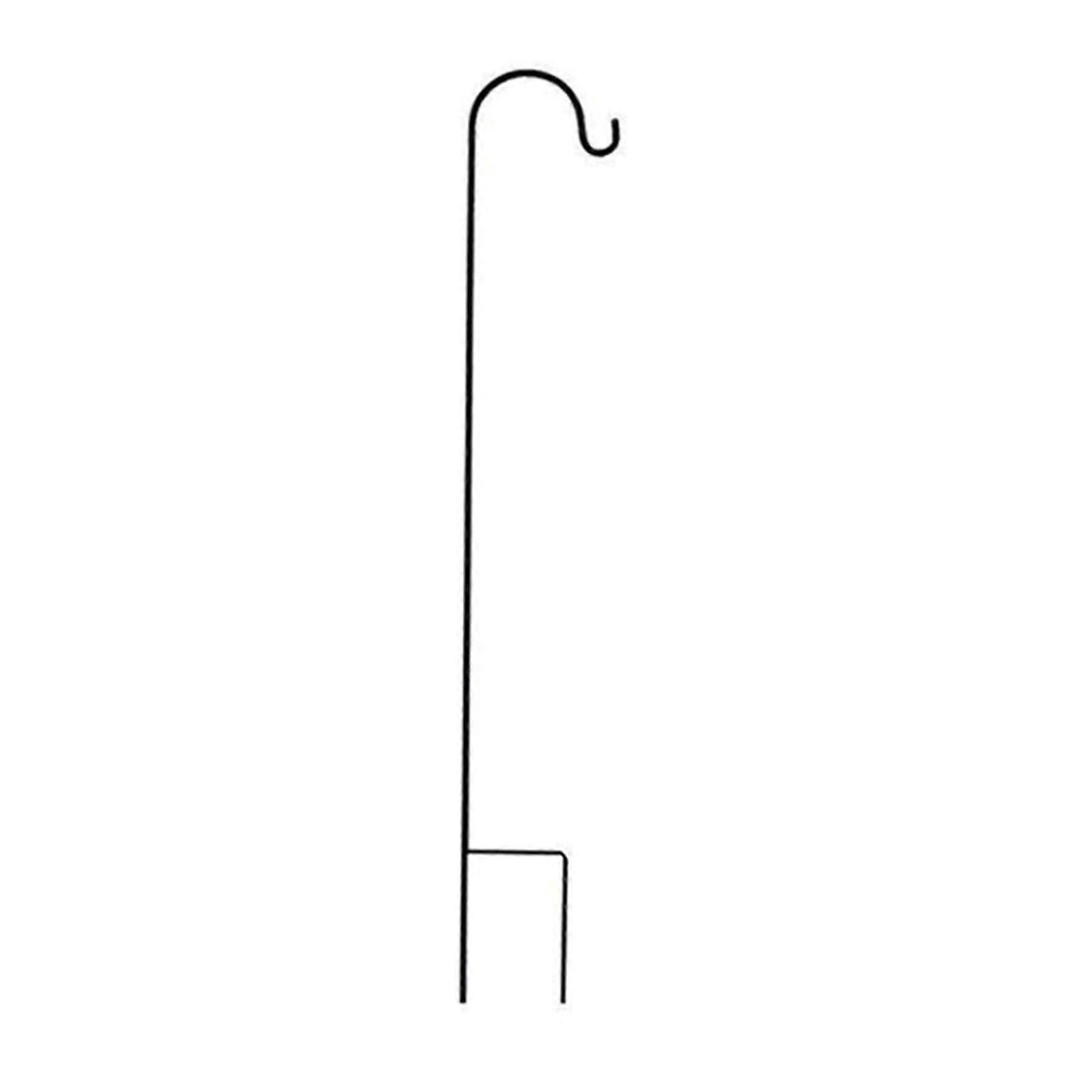 Outdoor Wrought Iron Shepherd Hook for Bird Feeders and Wind Chimes Suitable for Various Bird Feeding Needs