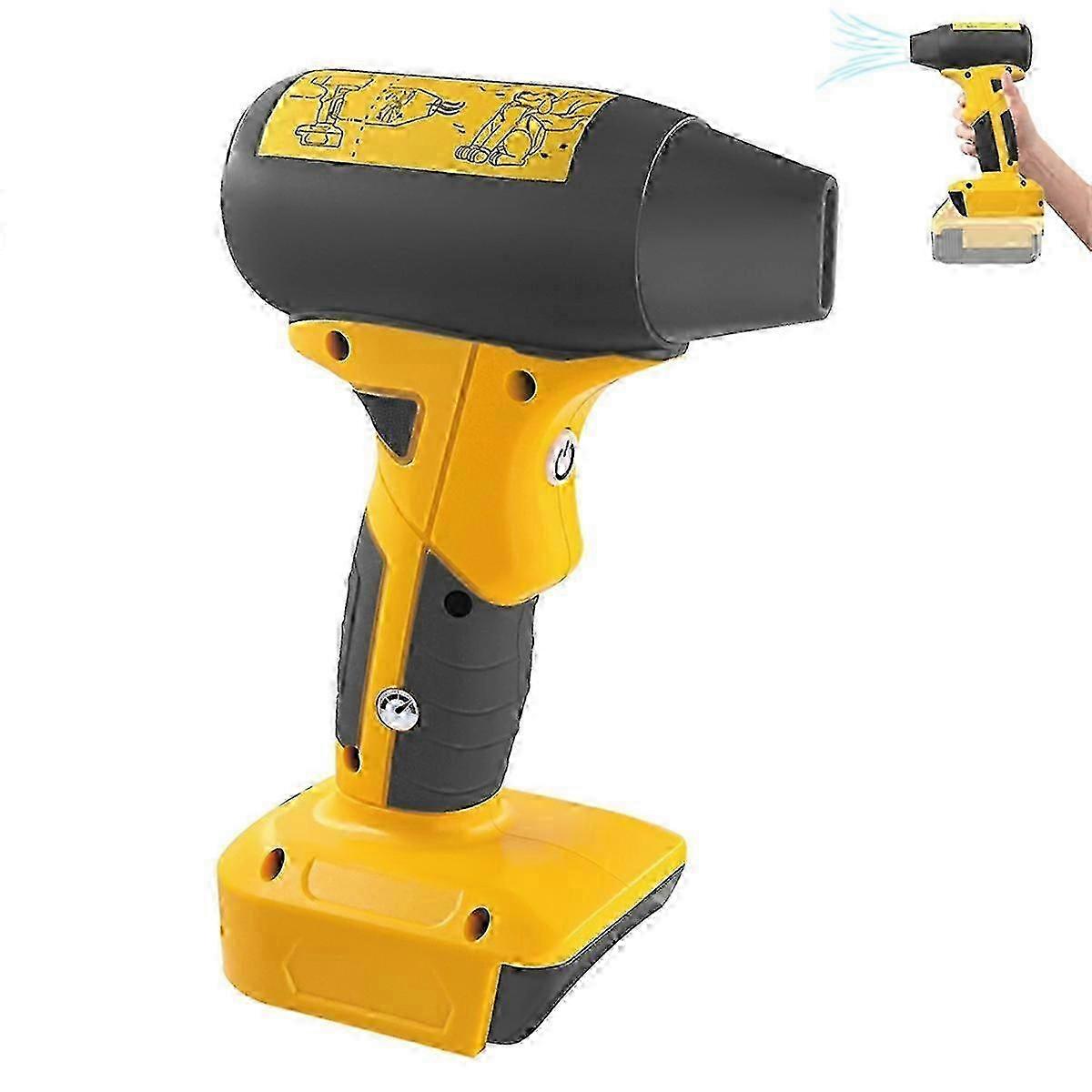 suitable for dewalt 18v battery handheld high-speed fan
