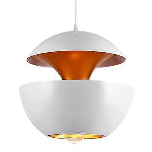 American metal pendant light in rustic style, singlehead hanging lamp shade