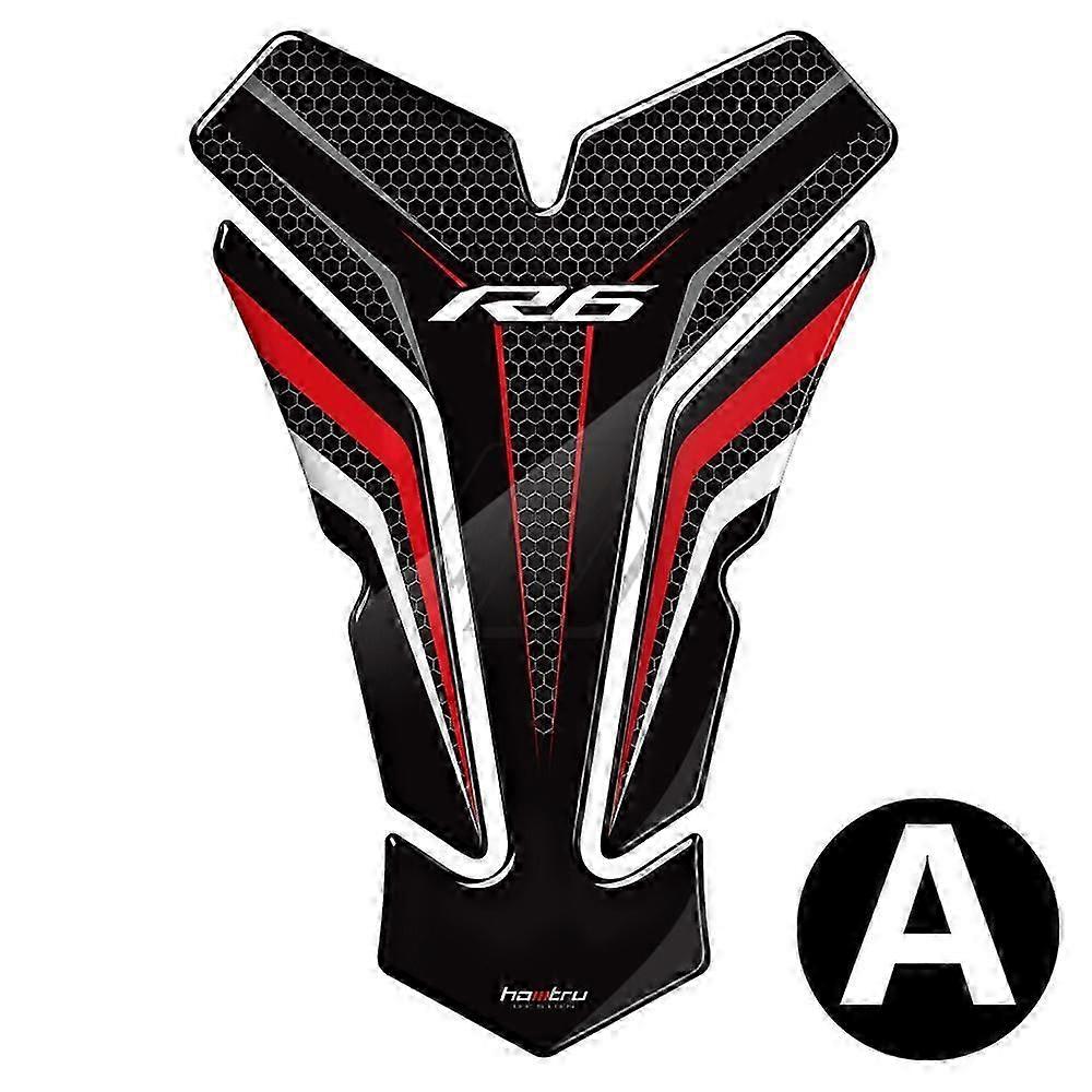 Rășină 3D Motocicletă Rezervor Protector Autocolant Potrivit pentru Yamaha YZF-R6 R6 Tot Anul