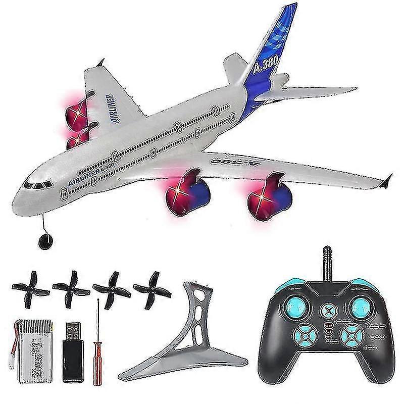 A380 Rc Avion B747 Avion Modèle Rc Voilure Fixe 3ch 2.4g Télécommande Avion Rtf Jouet