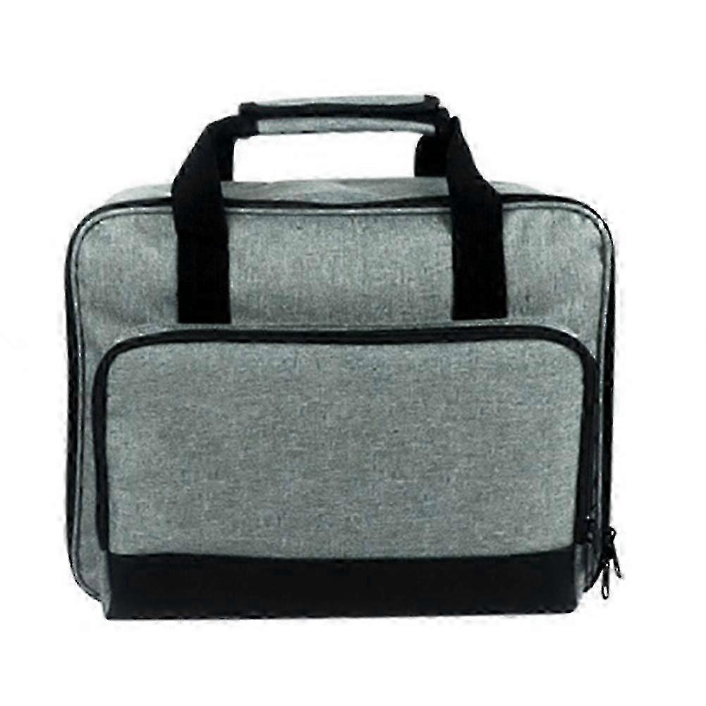 Projector Case Bag with Accessories Storage Pockets Compatible for Tools Accessories Gray