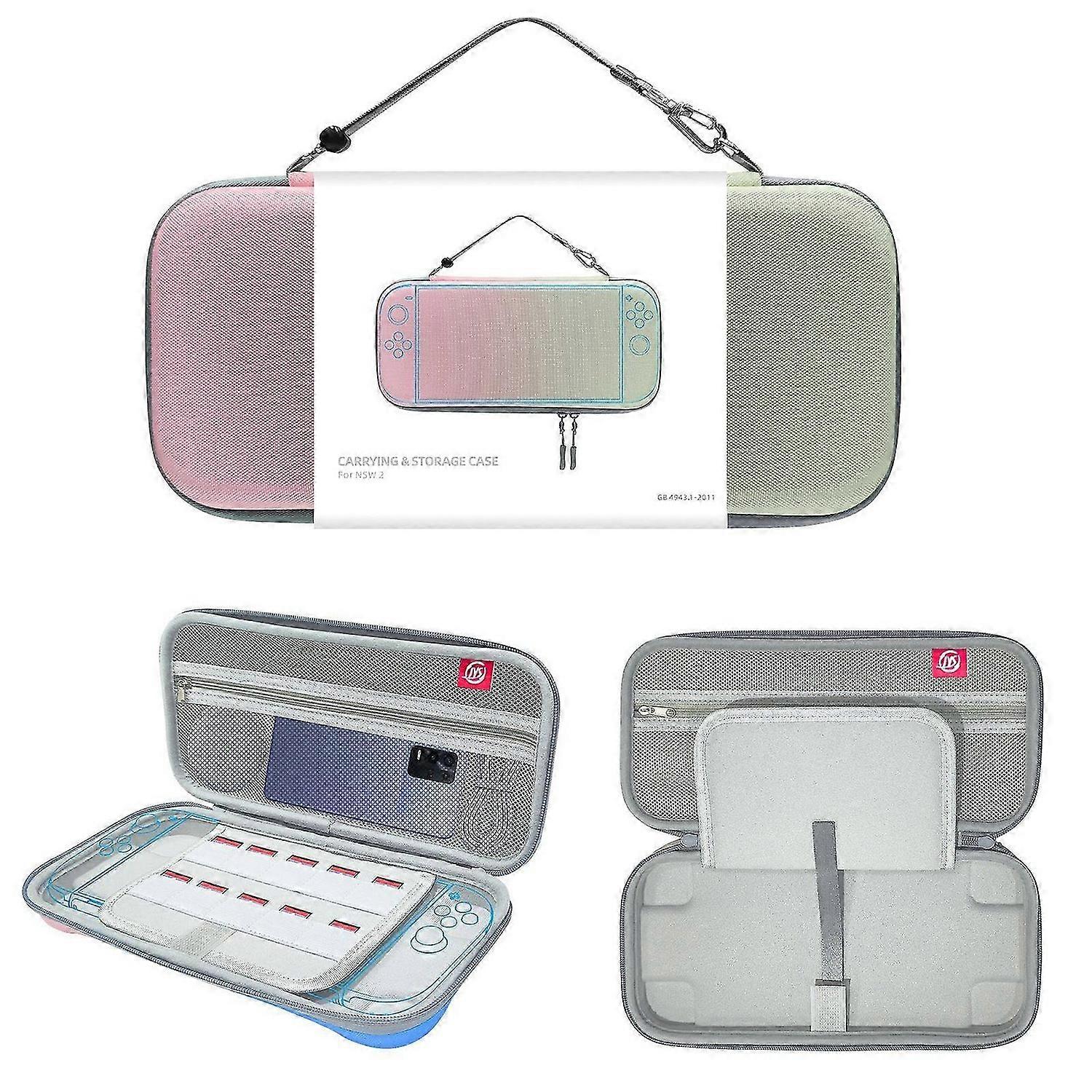 For Switch 2 Carrying Case, Portable Travel Carrying Case Pouch For Switch 2 Game Console, For Switch 2 Game Accessories