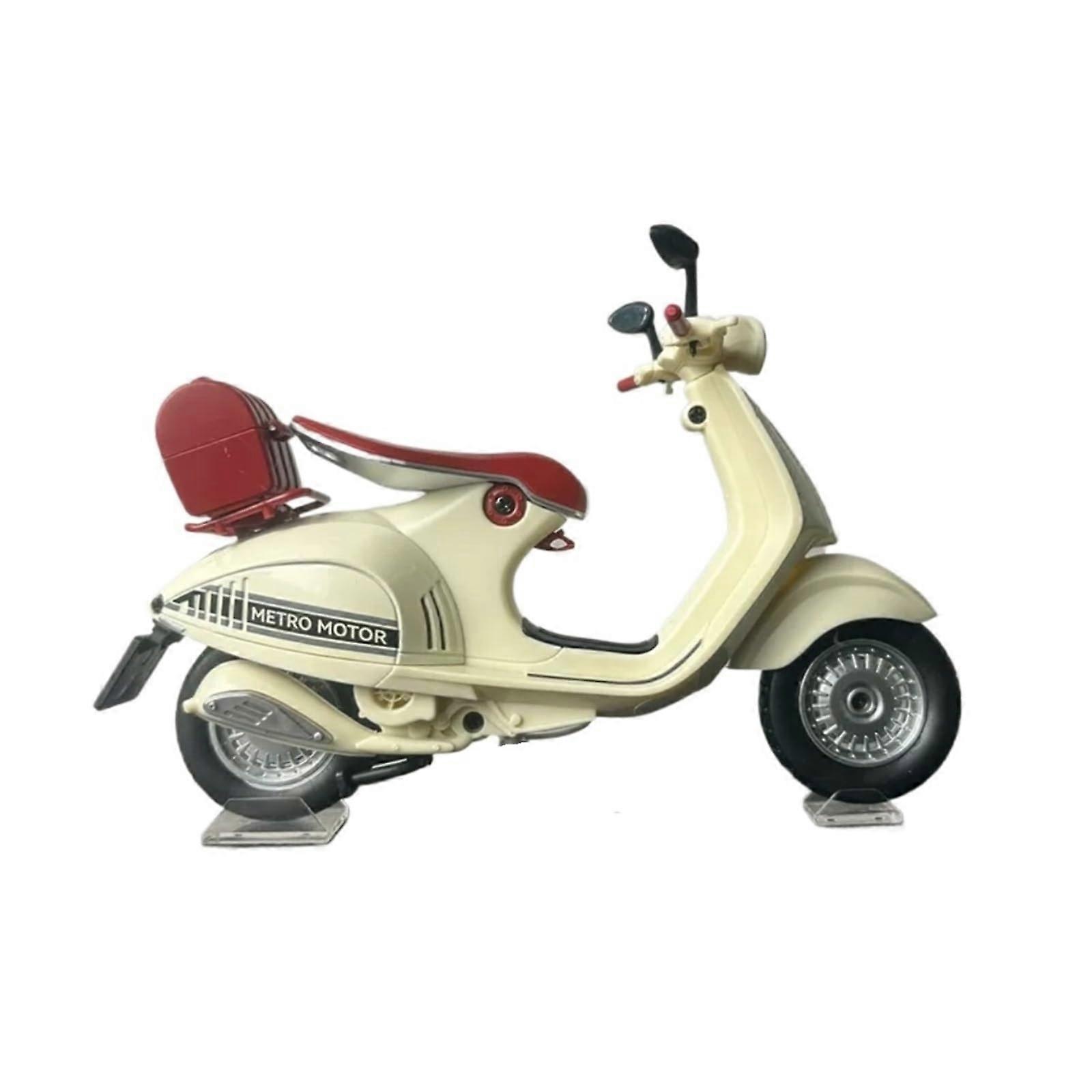 Miniature Motor Vehicle Models 1/12 for Sheep 946 Scooter Alloy Motorcycle Model Classic Collection with Sound and Light DieCast Replica