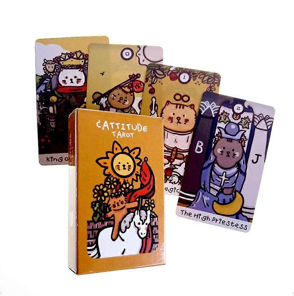 Cattitude Tarot, Cattitude Tarot, Tarot Card, Party Game, Divination