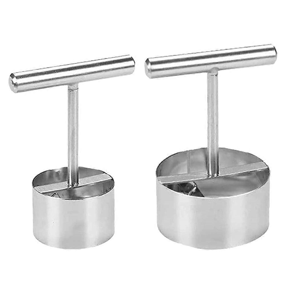 Fruit Hole Digger Stainless Steel Core Remover Dishwasher Safe Kitchen Tool 2Pcs