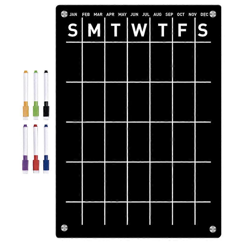 Magnetic Refrigerator Whiteboard for Kitchen Schedules, Meal Planning, Shopping Lists, and Message Notes – Reusable Dry Erase Board for Home and