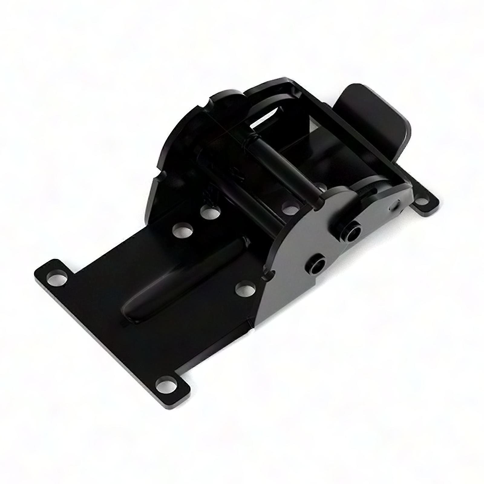 180 Degree Folding Hinge Brackets for Table Legs & Bed Frames - Easy Install Silver Hardware
