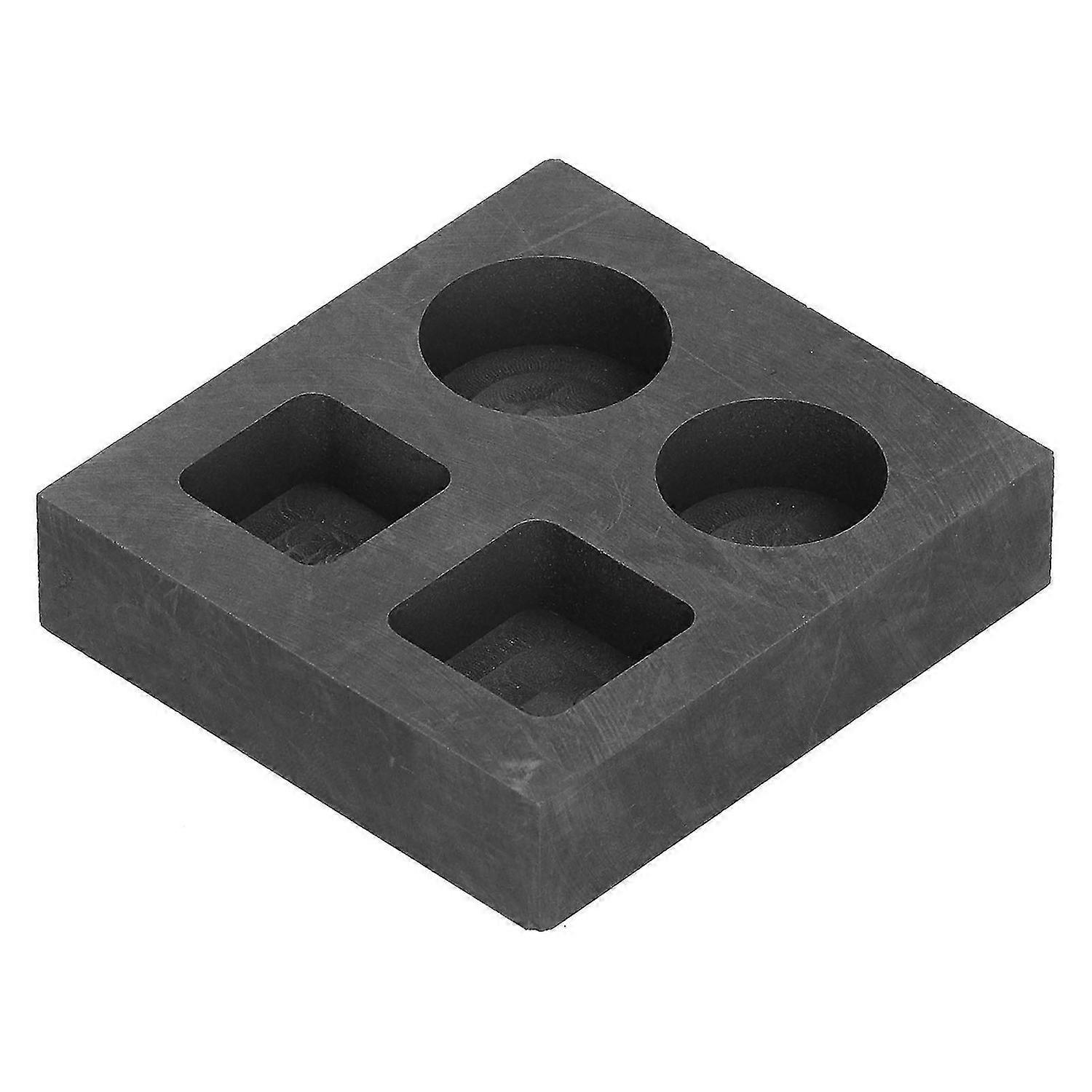 Graphite Mold Thermal Conductivity 2000 High Temperature Resistant 4 Holes Combination Ingot Molds for Metal Casting