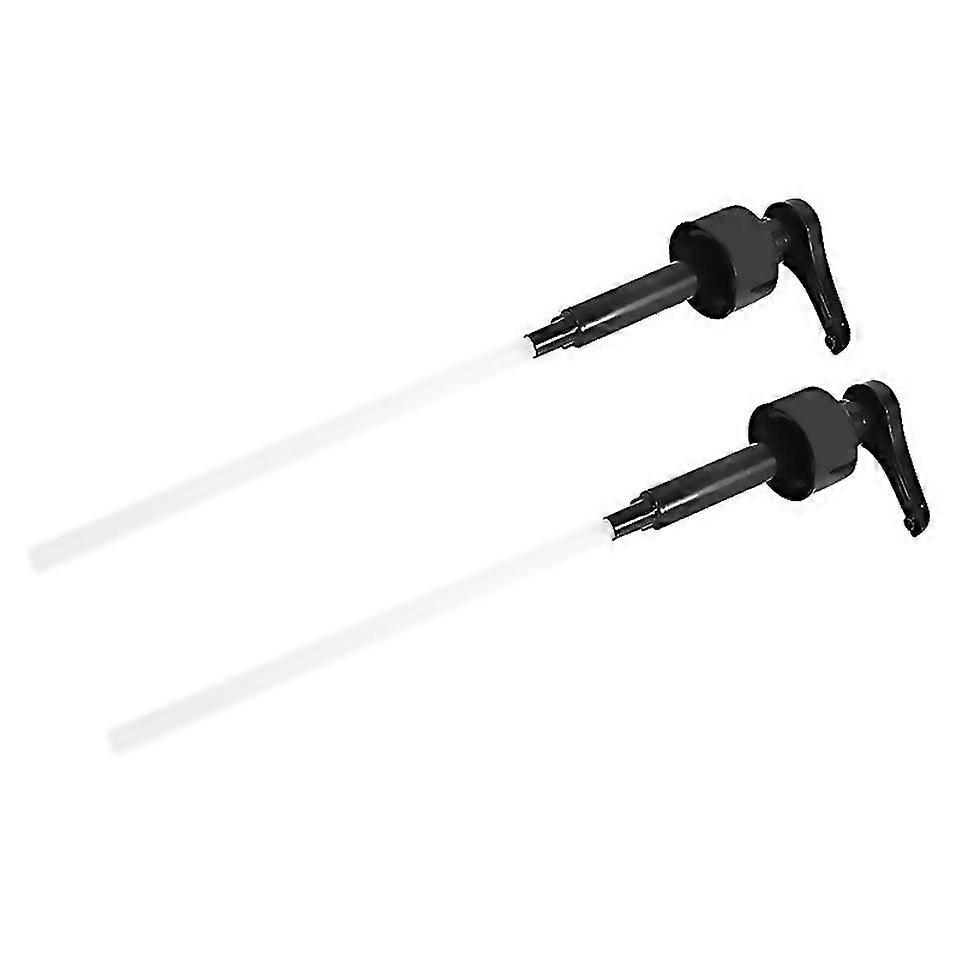 For 2 Pcs Black Liquid Dispenser Compatible For Syrup 10ml Juice Bottle