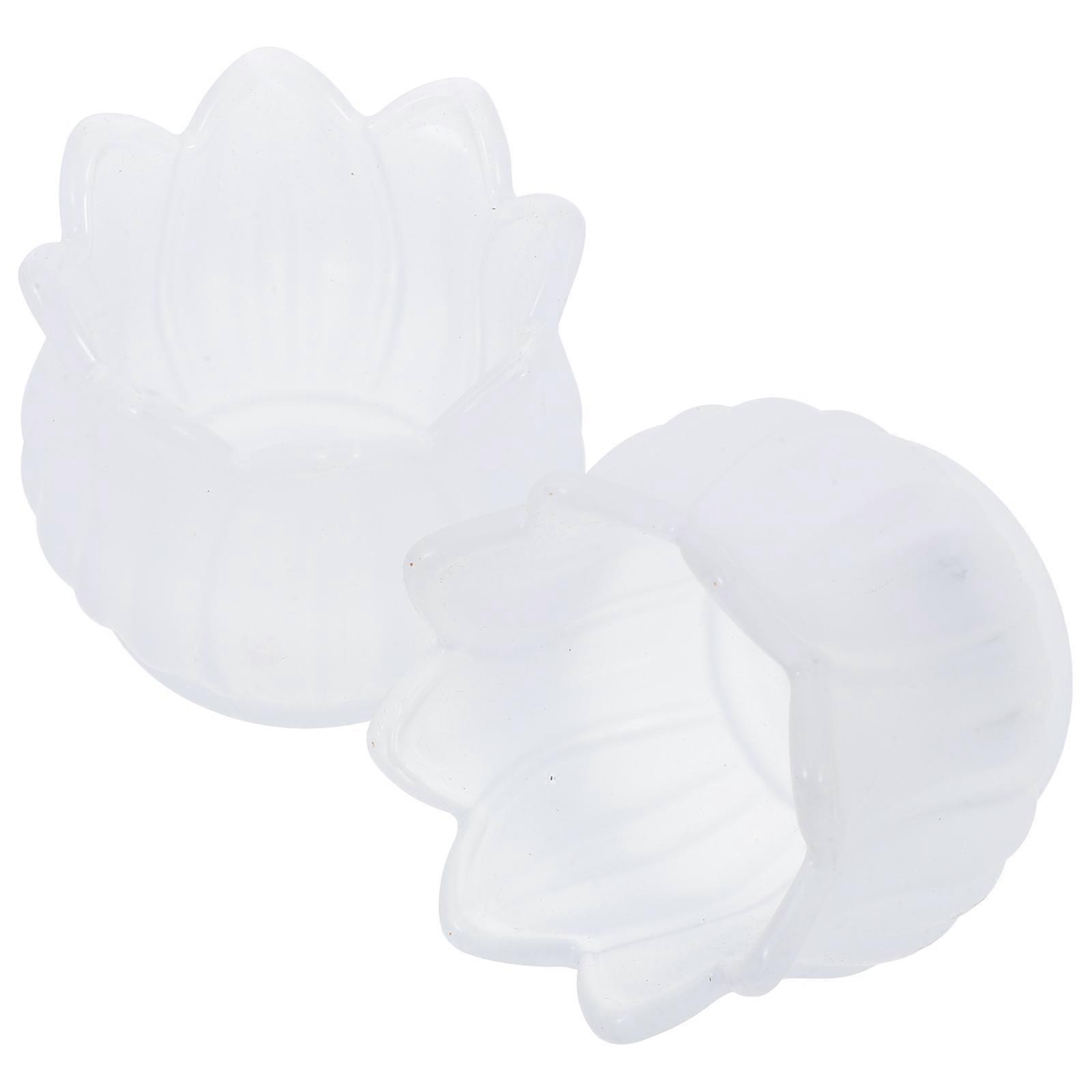 Flower Candlesticks Elegant Dinner Table Decor 7.00X7.00X6.50CM 2Pcs