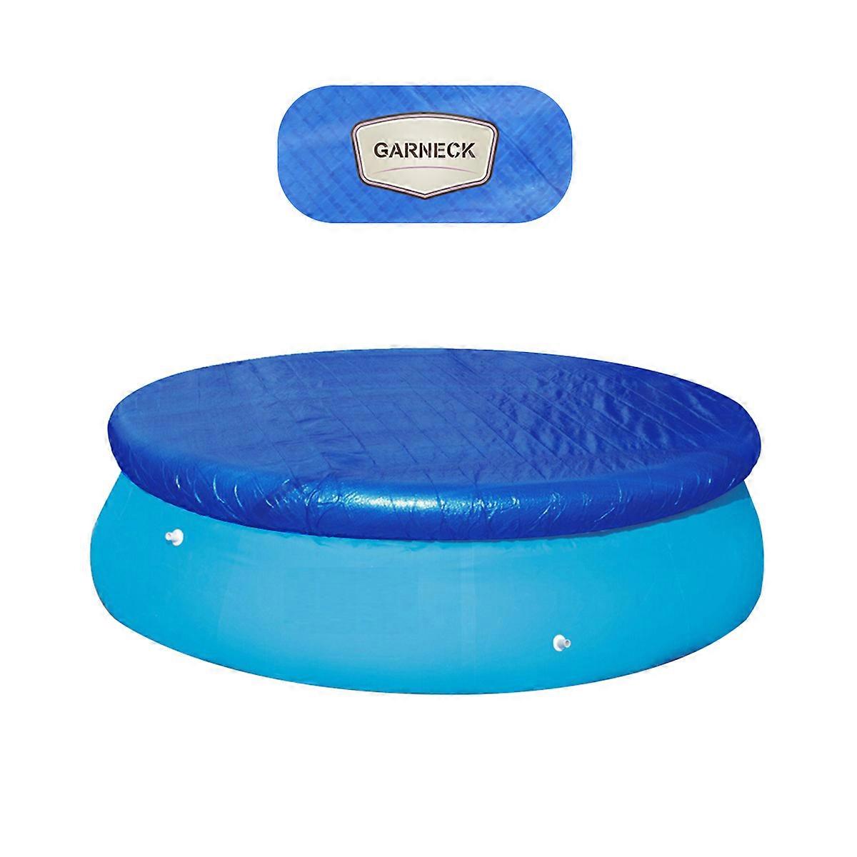 Round Pool Cover Garneck 244 Cm Diameter for Inflable Pools Pe Fabric Material Outdoor Use 1Set