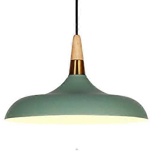 Nordic industrialstyle chandelier, E27 socket ceiling pendant light, green