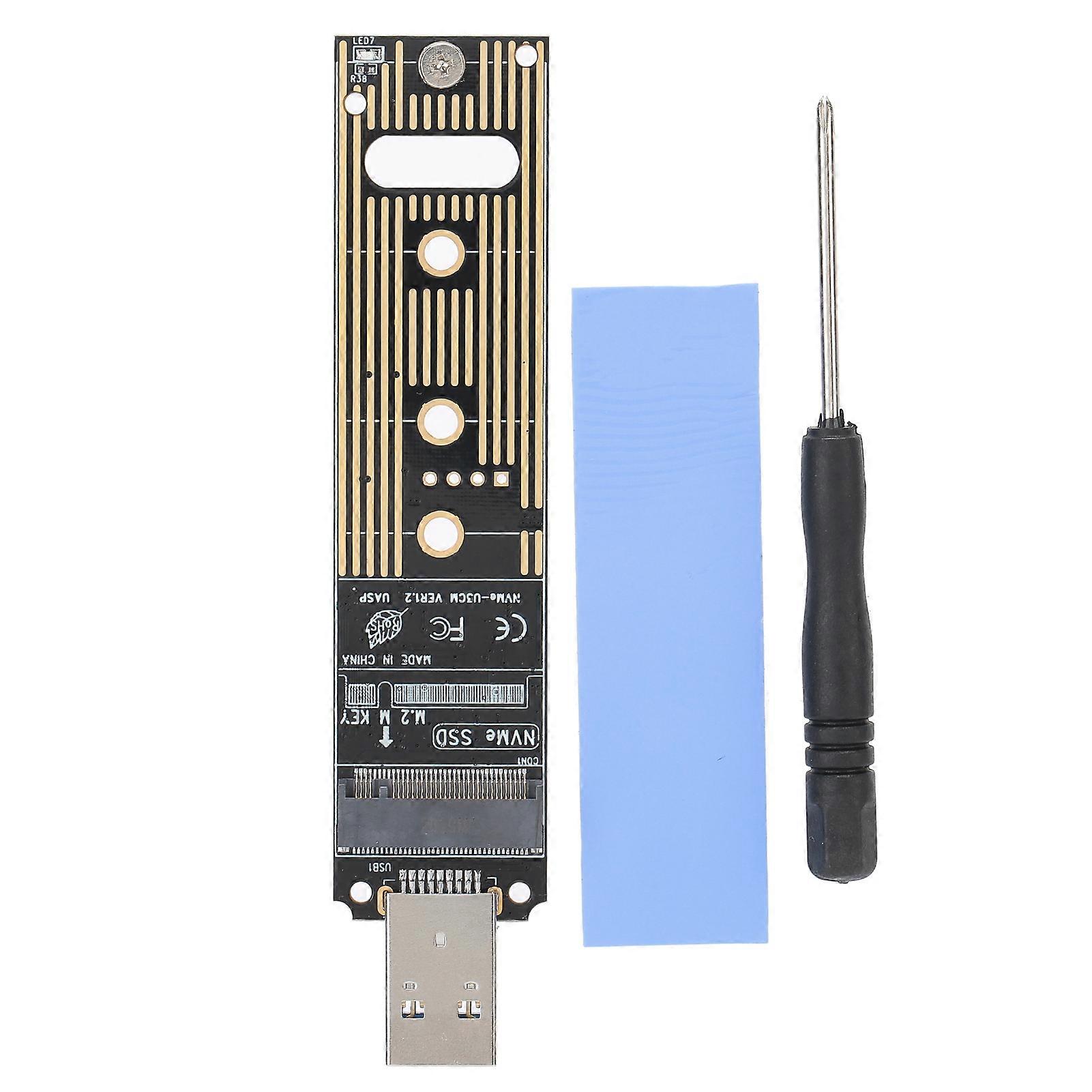 Nvme M.2 SSD to USB 3.1 Adapter InLine Converter Board Module Electronic Component
