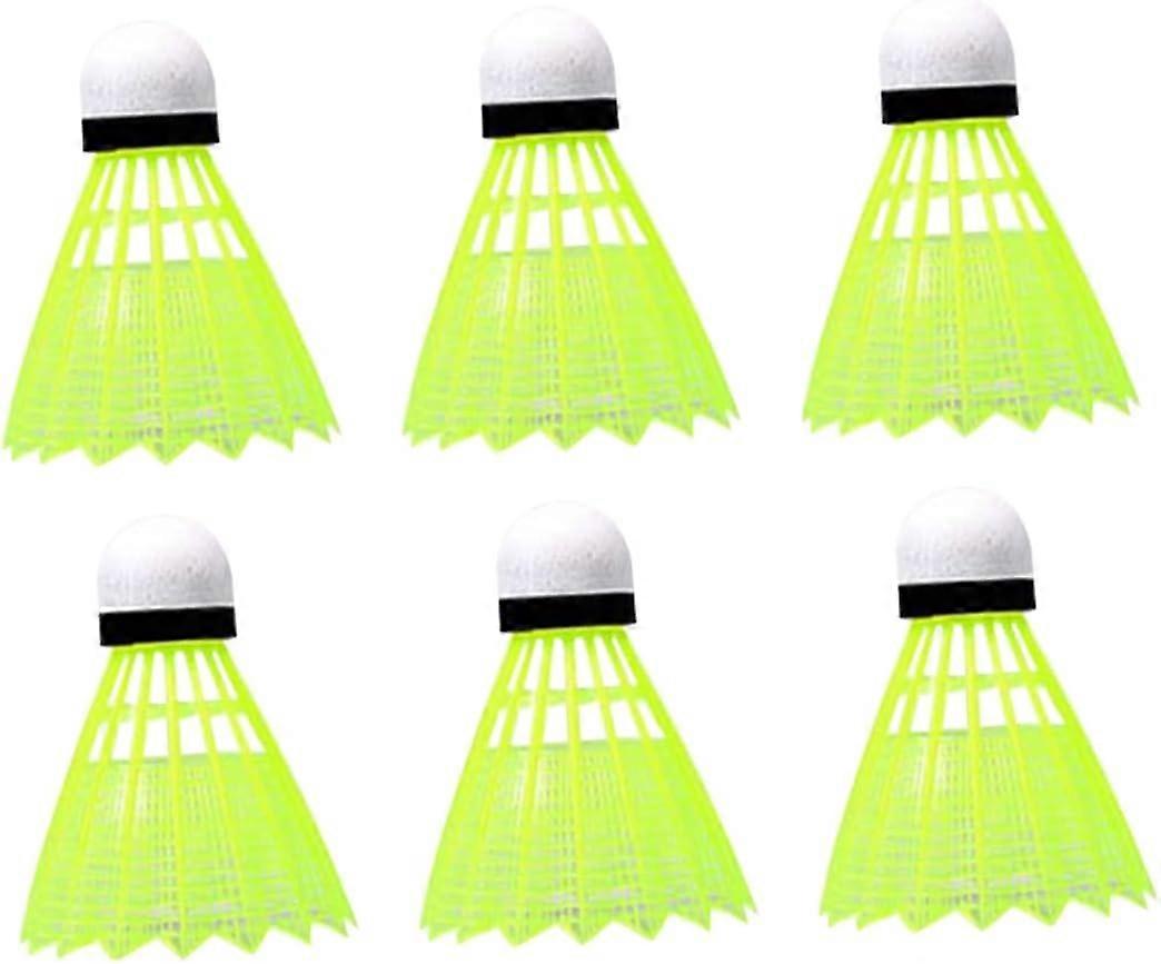 6pcs Shuttlecocks for School Outdoor Shuttlecocks Playing Shuttlecocks Shuttlecock for Badminton