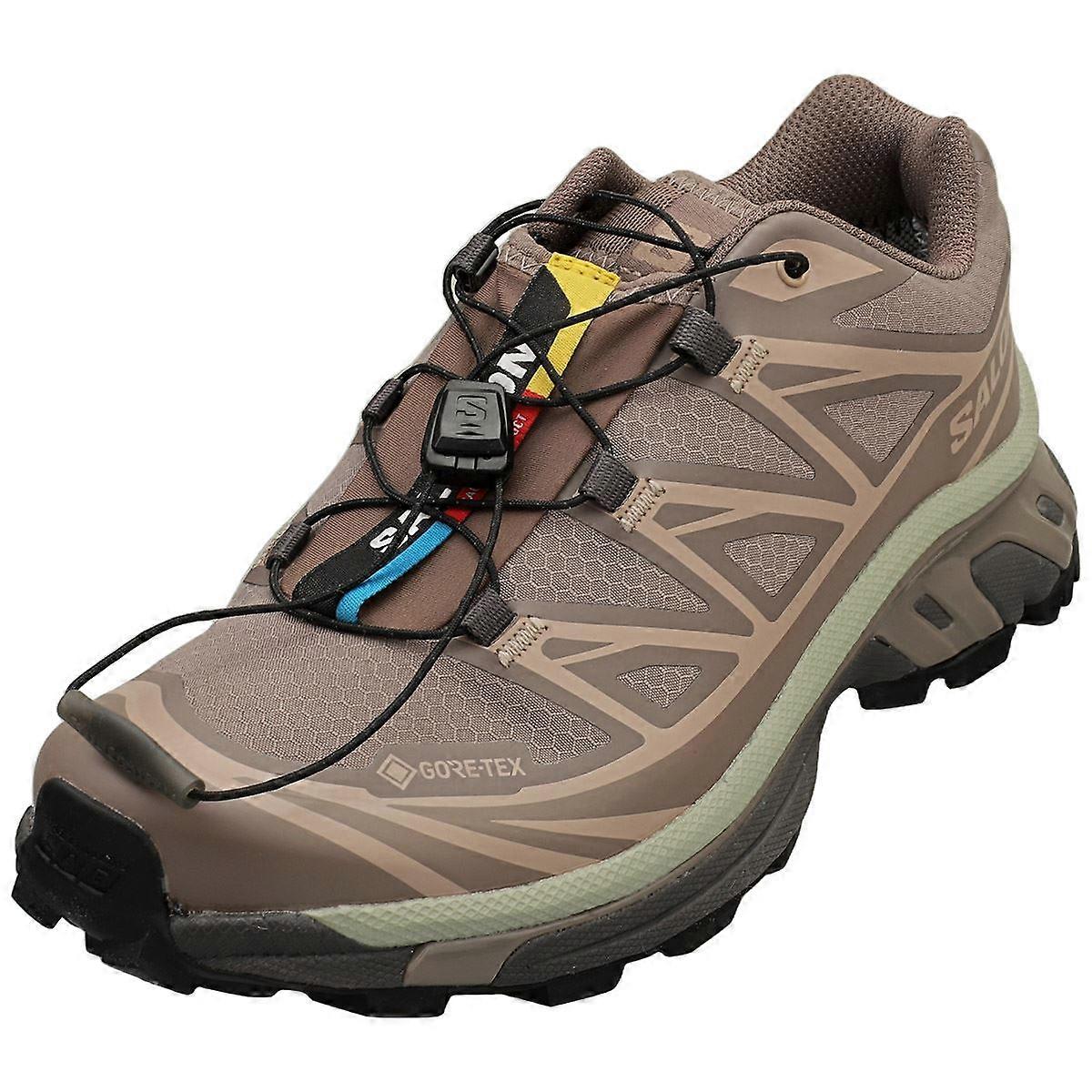 Salomon Xt-6 Gore-tex Unisex Fashion Trainers in Iron Etherea