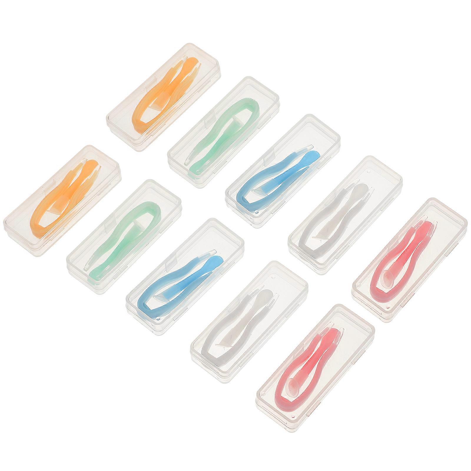 Lens Suction Stick Contacts Lens Tweezer Suction Stick Lenses Inserter Remover Tools Daily Use 4.5X1.5X0.5CM Safe Handling 10Sets