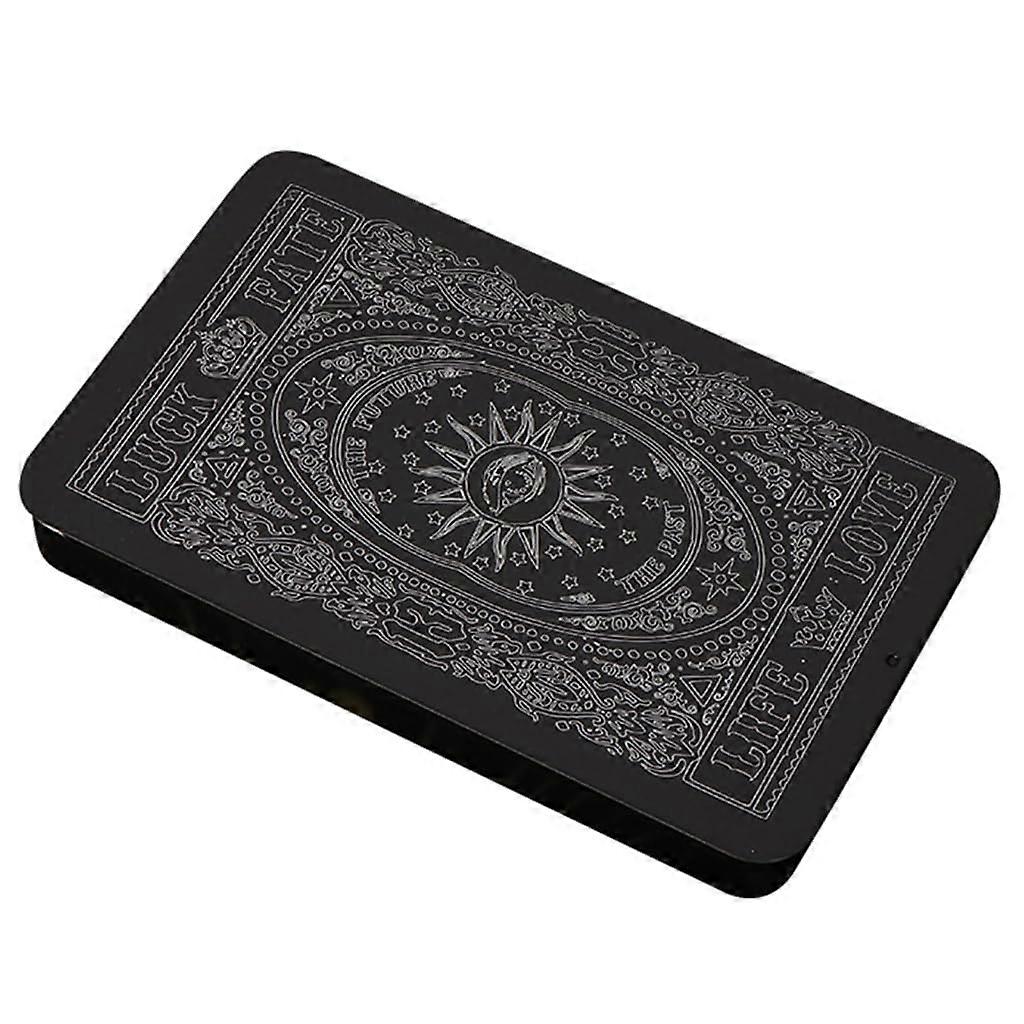 Metal Gaming Card Box Playing Tarot Container Storage Case Packaging Poker Box Playing Cards Box Empty Candy Storage Box