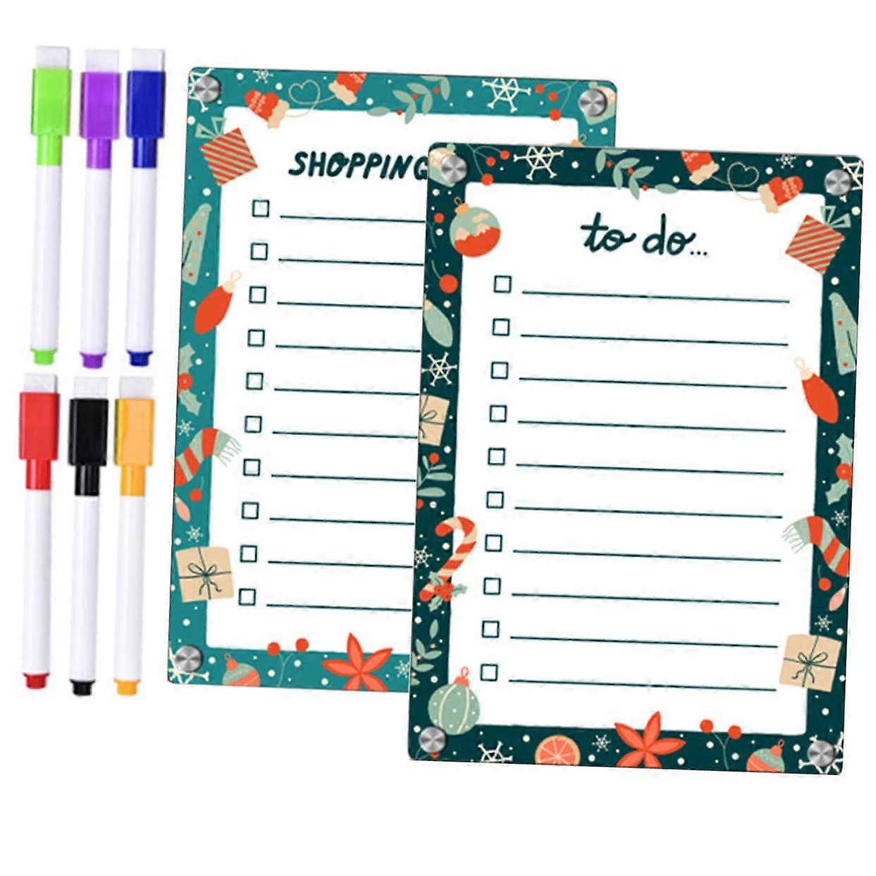 Magnetic Writing Board Refrigerator Dry Erase Whiteboard For Fridge