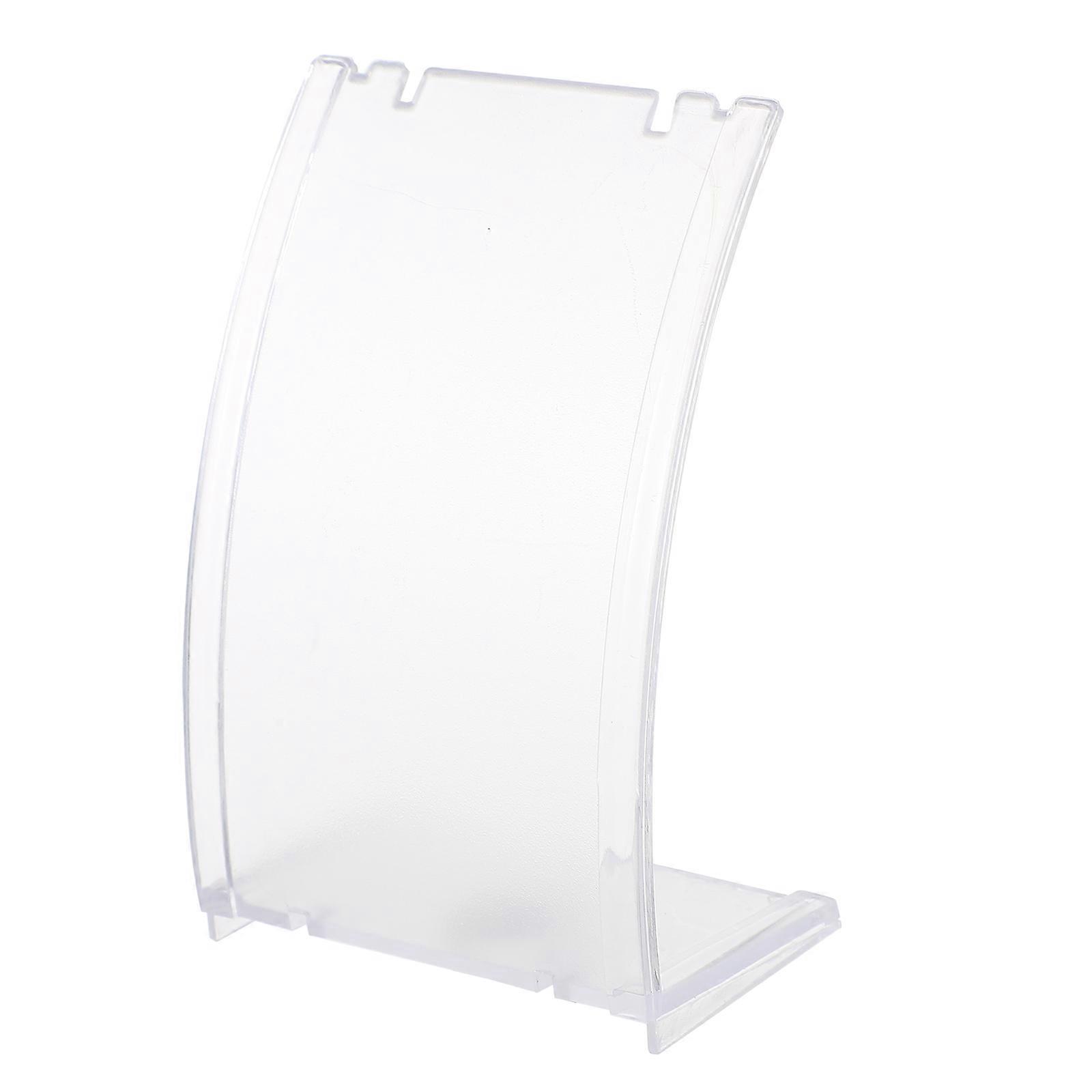 Transparent ABS Jewelry Display Holder for Earrings and Necklaces Organized Storage Solution