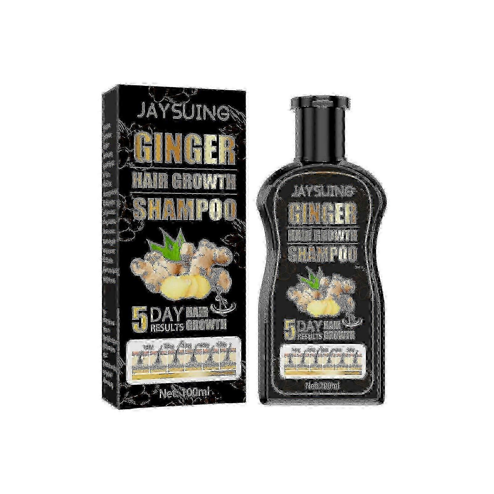 Jaysuing Ginger Conditioning Shampoo Refreshing Anti-Dandruf And Relieve Itching Solid Hair Dense Hair Anti-Drop Moisturizing Soft Fluffy