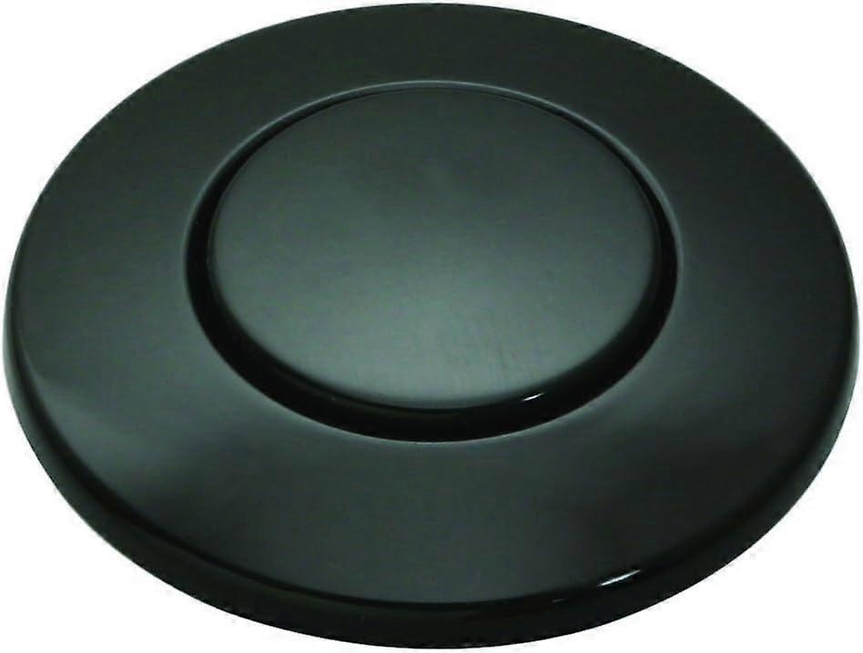 Air Switch Decorative Button for Dual Outlet Garbage Disposal Air Switch Kit, STC-BLK, Gloss Black