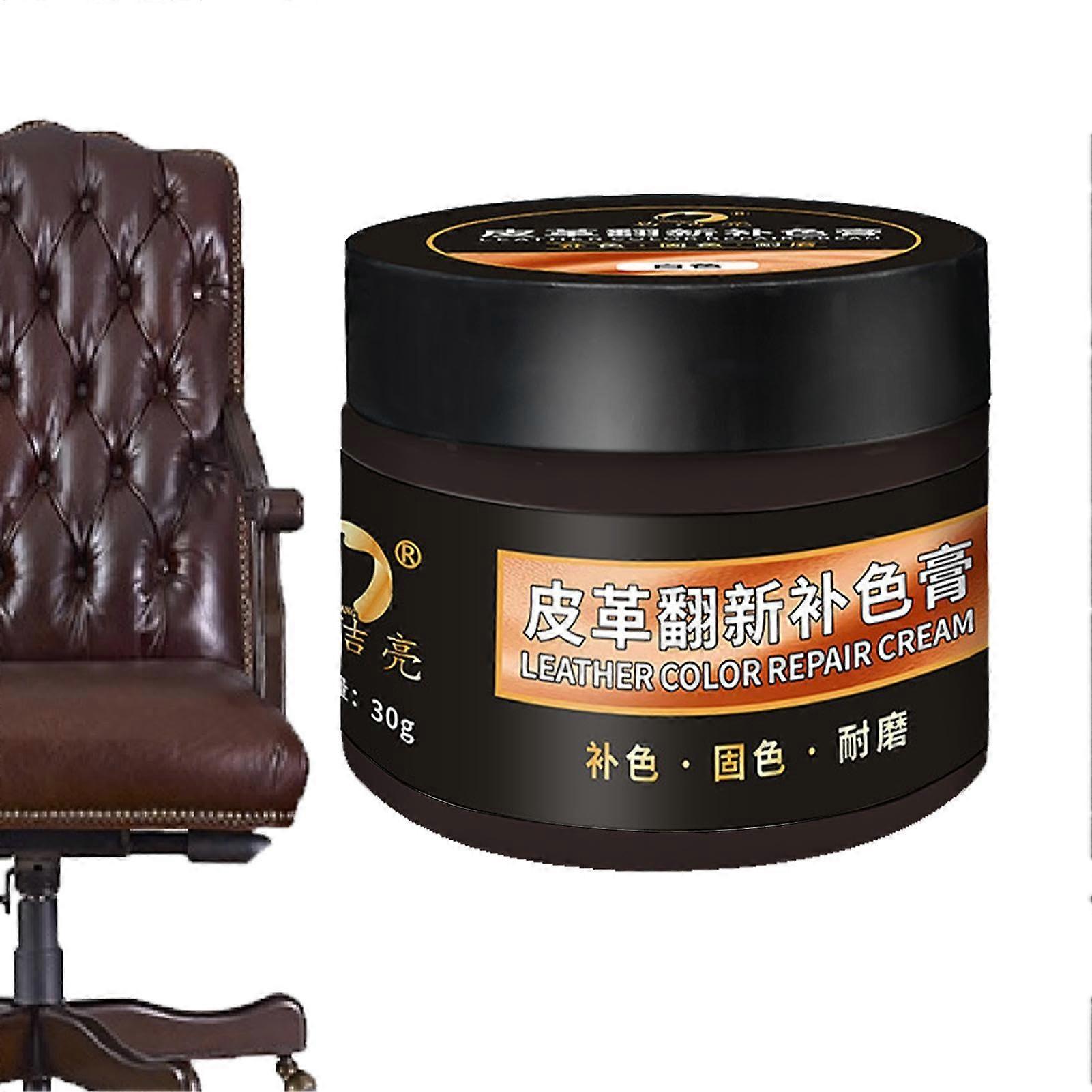 Leather Recoloring Balm 29.8 g Car Scratch Repair Scratch Remover For Furniture Leather Care Gel Quick Drying Formula