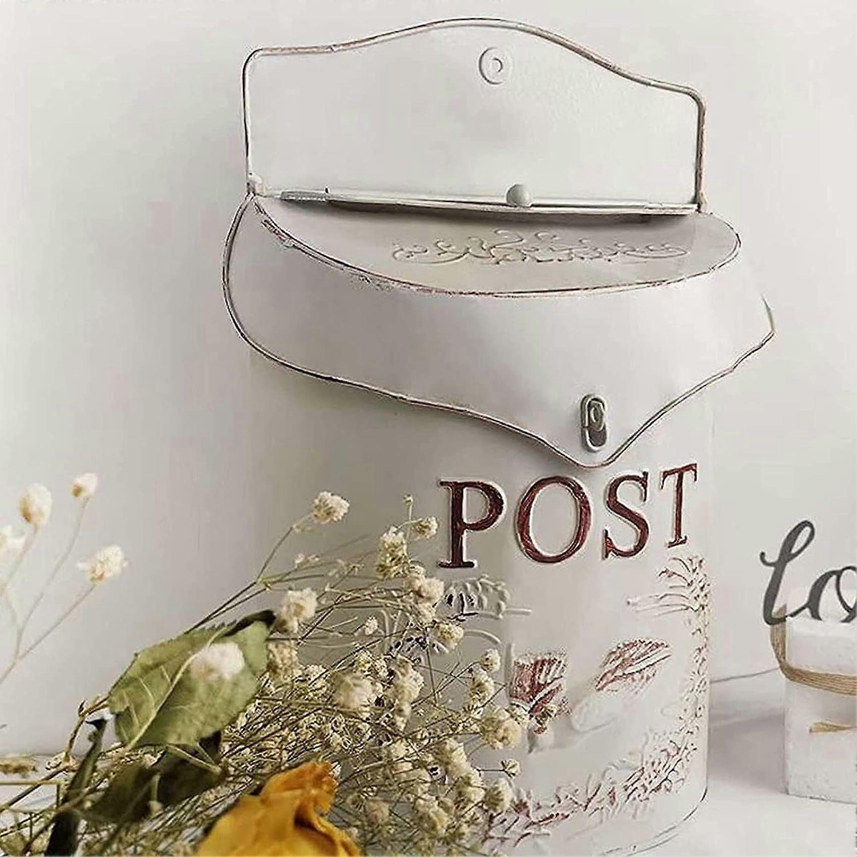 Mail Mail Box On The Postbox Wall Mailbox For Outdoor Assemblies Email Mailbox Wall Mounted White