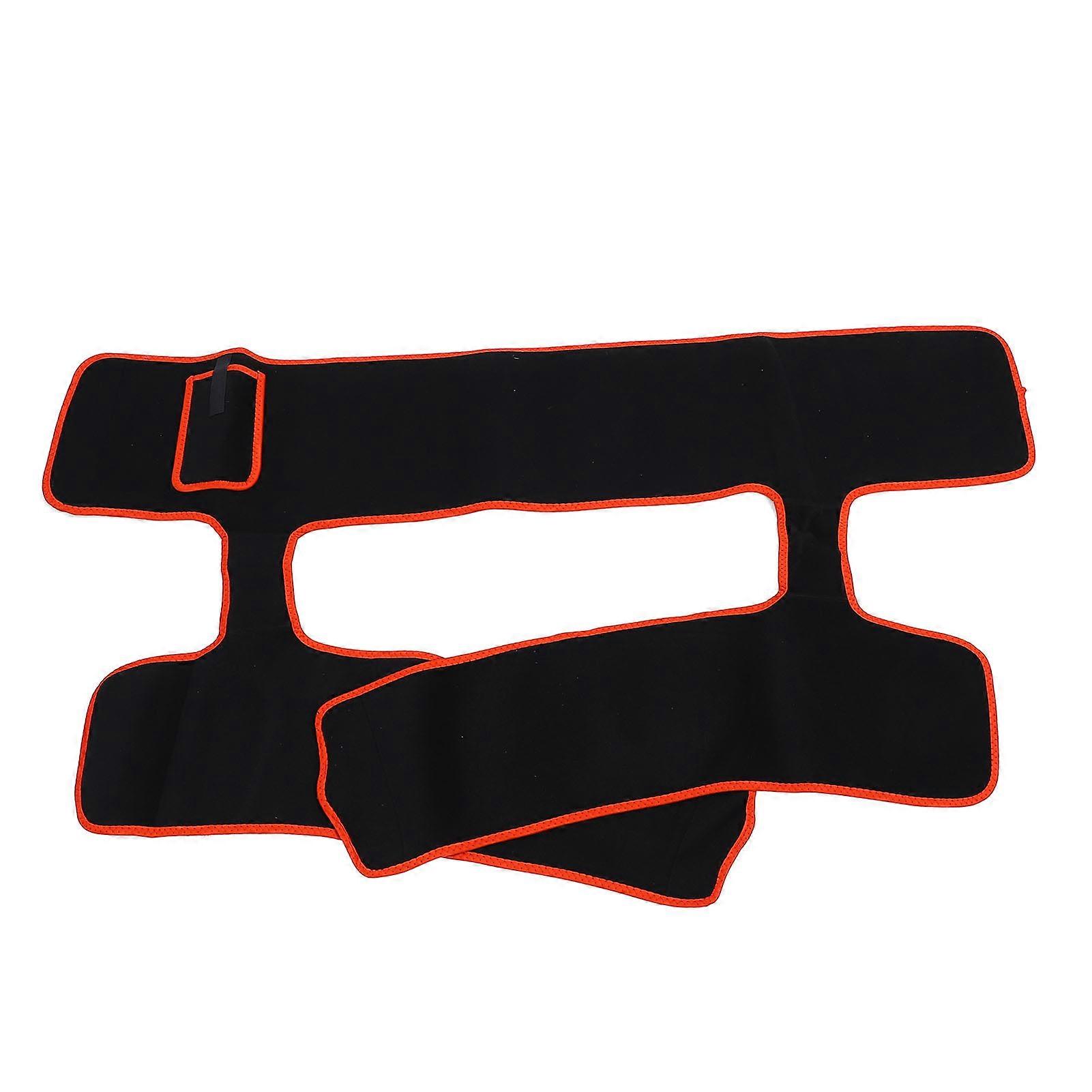 Full Body Workout Sweat Belt with Pocket Adjustable Breathable Hook and Loop Sweat Waist Trainer Belt for Women