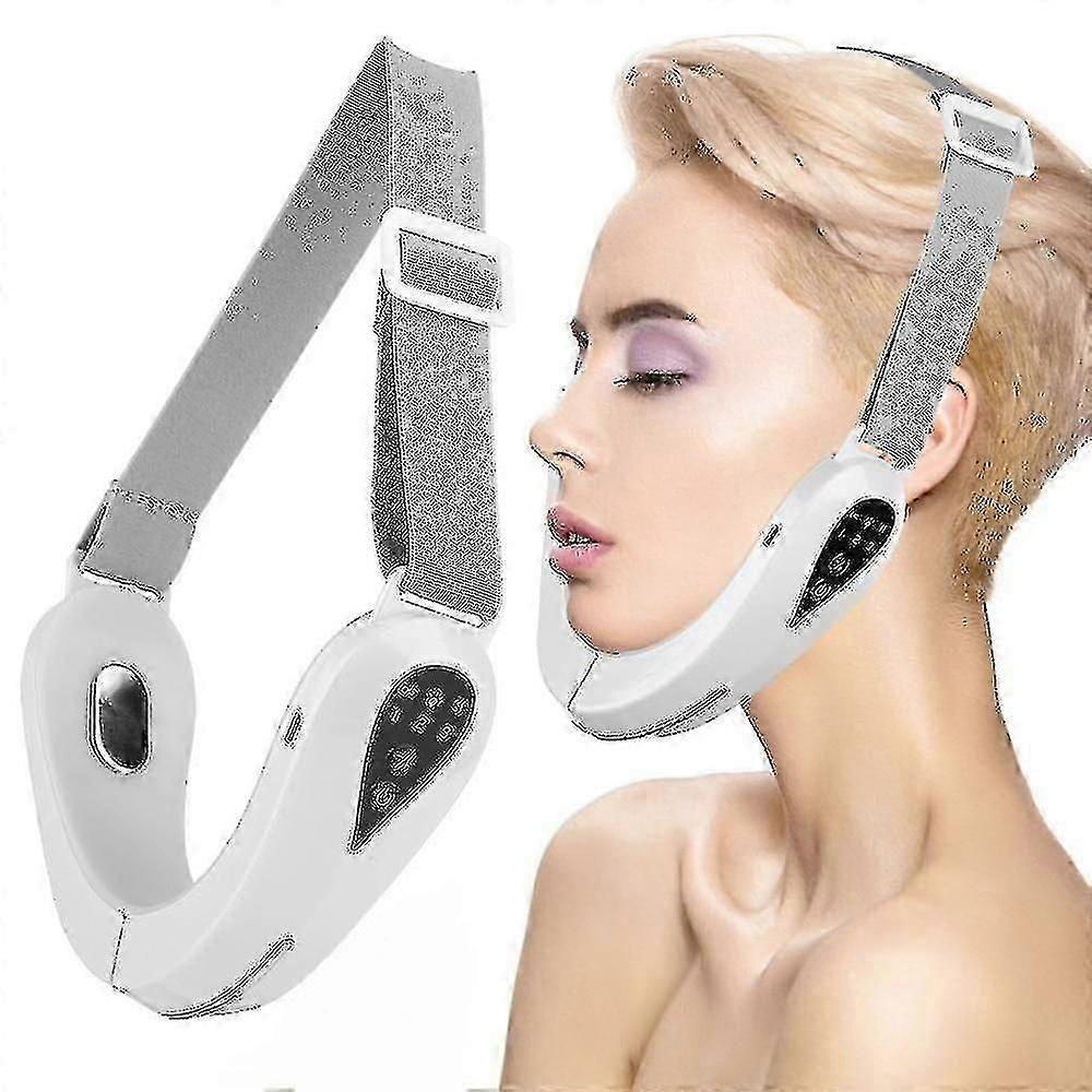 מתיחת פנים סנטר כפול פנים מכונת רזה יותר מיקרו-זרם ems הובילה מכשירי מתיחת טיפול באור פנים