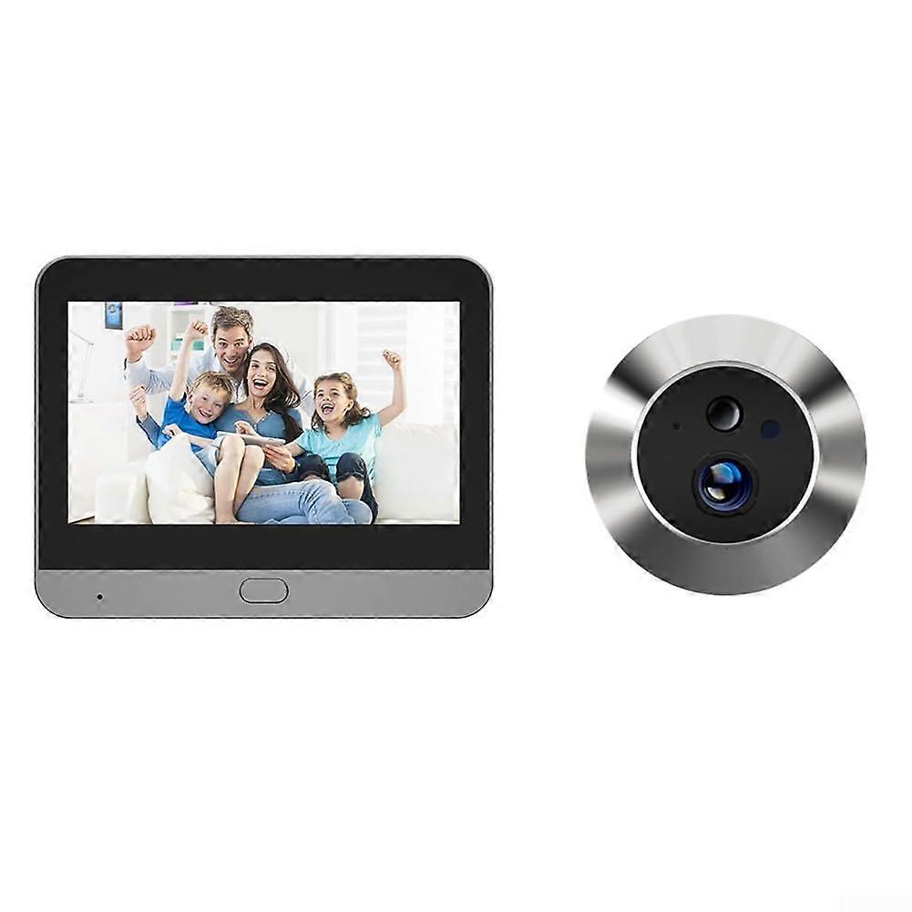 Practical Digital Doorbell Camera with Large LCD Screen, PIR Sensor, and Remote Control via Smartphone App'