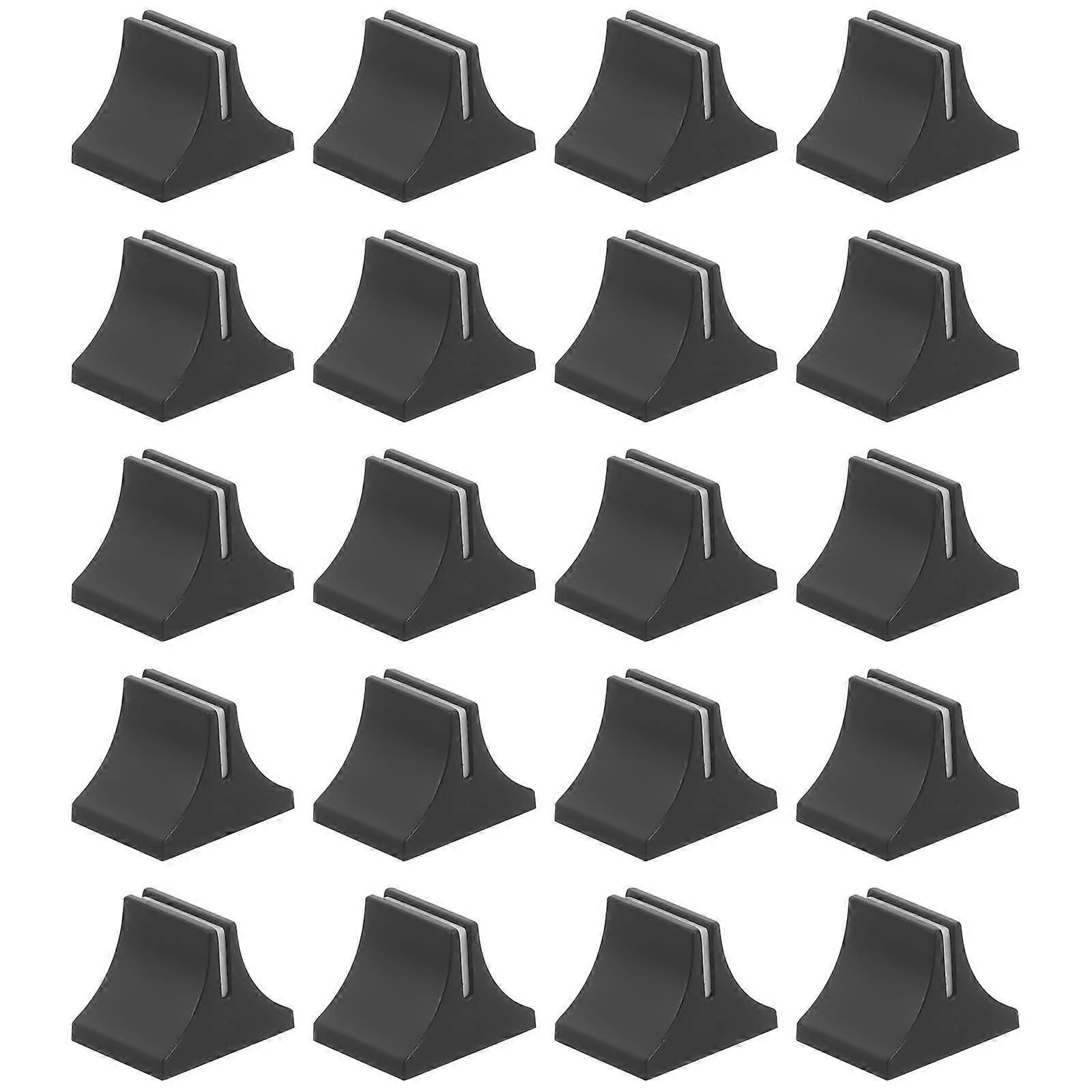 20stk plast skubbehætter lige skydere potentiometer skydere mixer faderhætter