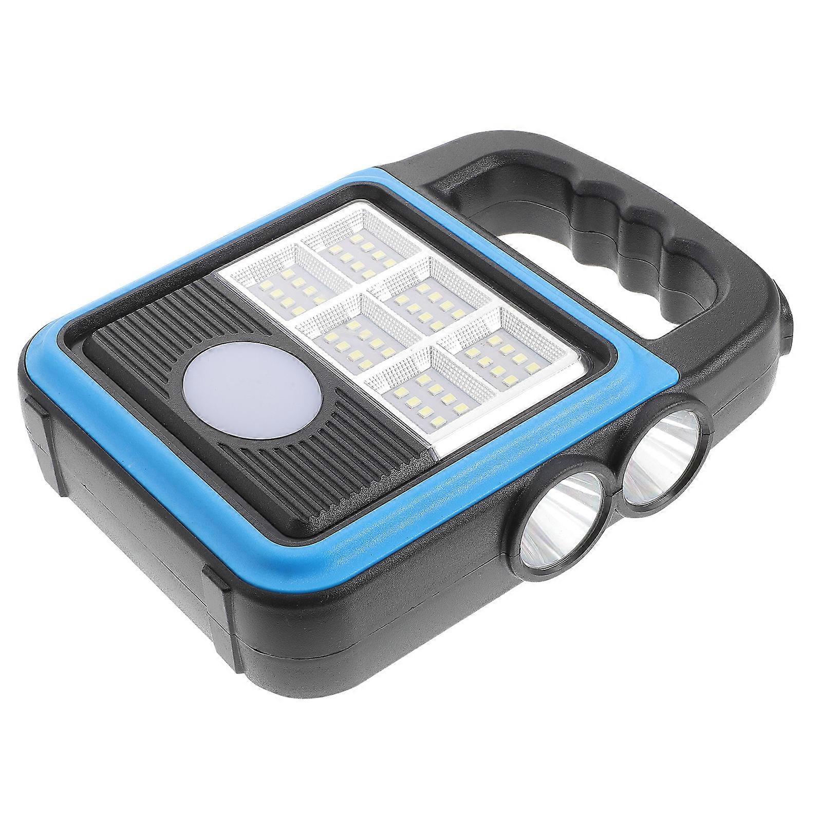 Portable Solar Work Light Multi-Functional Camping Light For Fishing Cob Led Technology 1Set