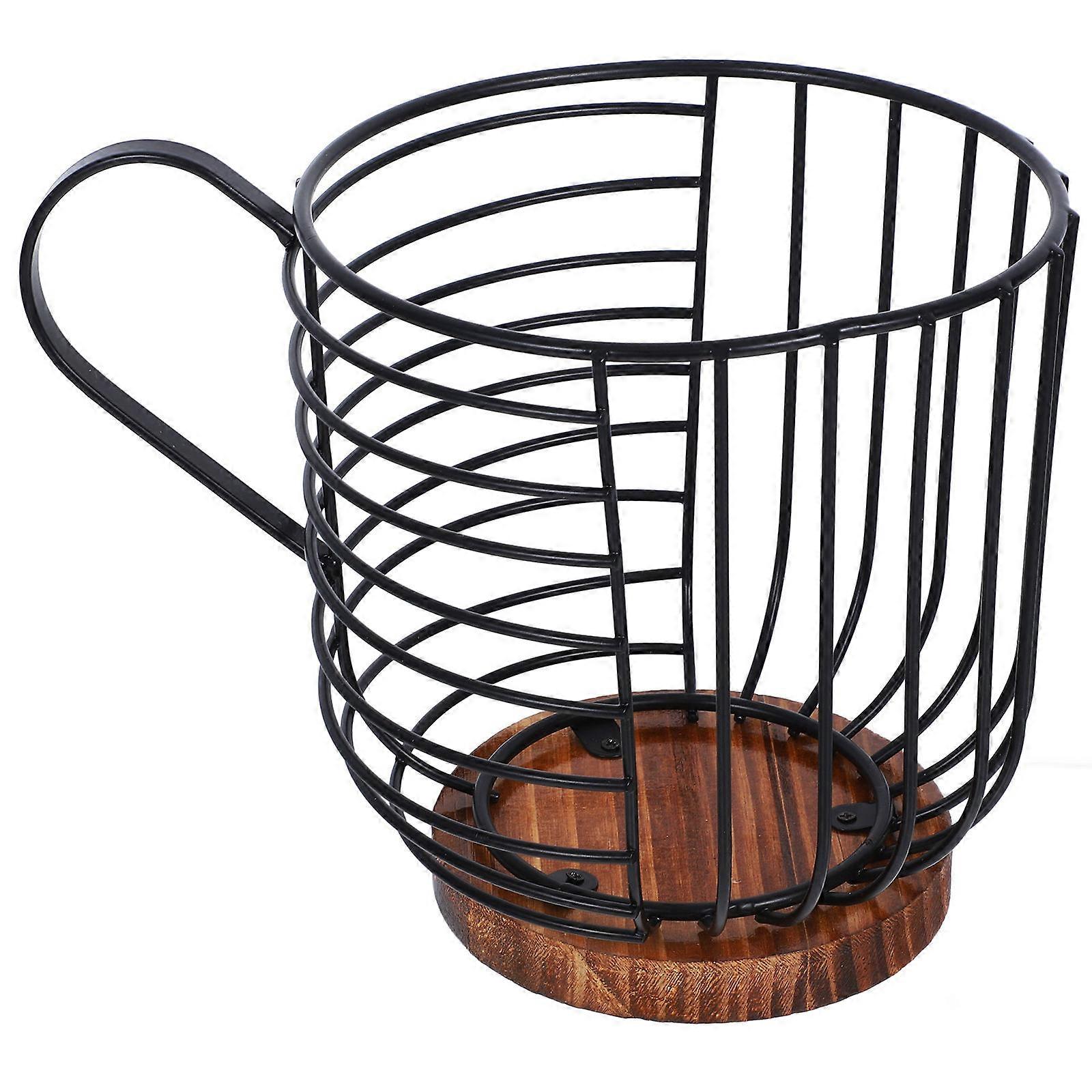 Storage Basket for Home Kitchen Counter Use with Iron Material and Easy Cleaning